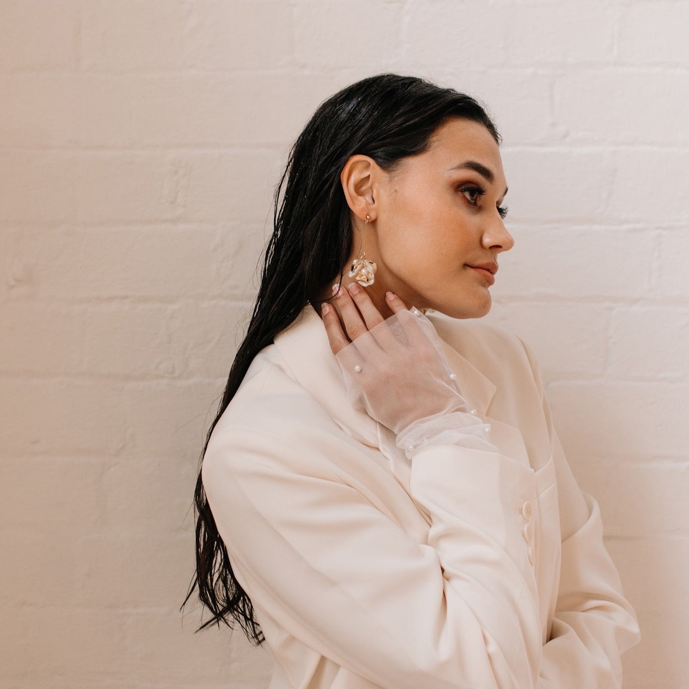 Golden Aurora Petal Drop Earrings - LAST CHANCE!