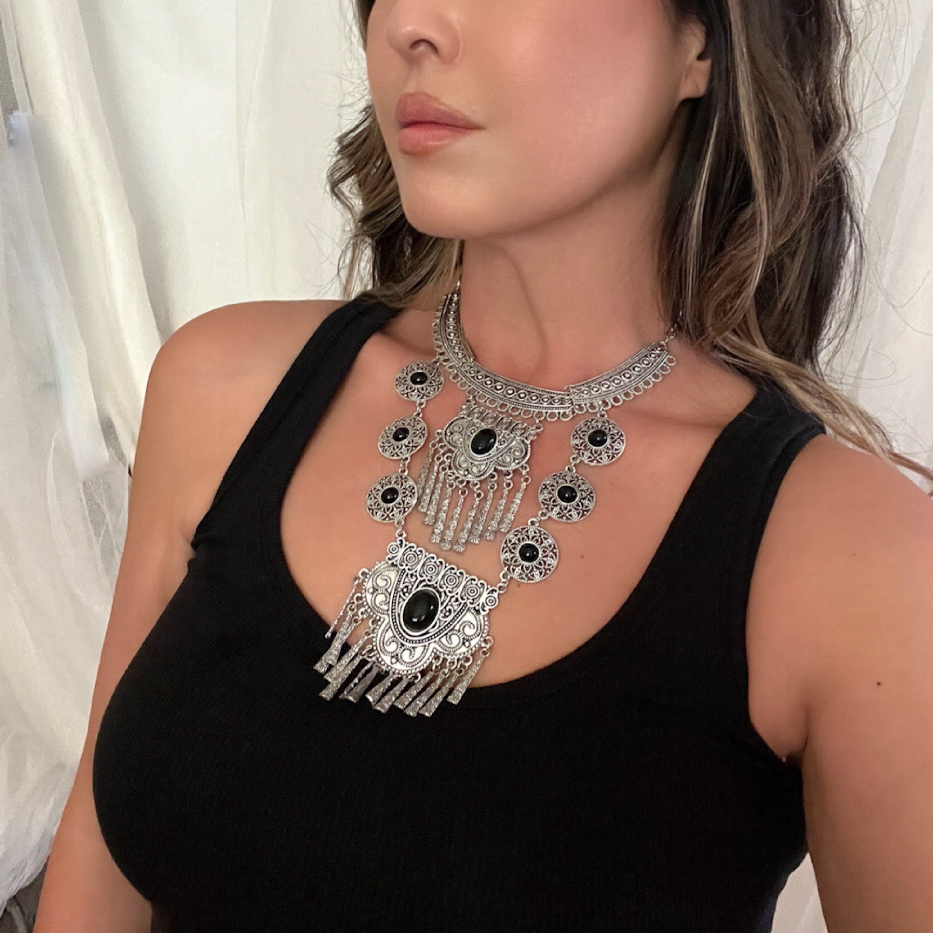 Ara Boho Statement Necklace - 3 Colors!