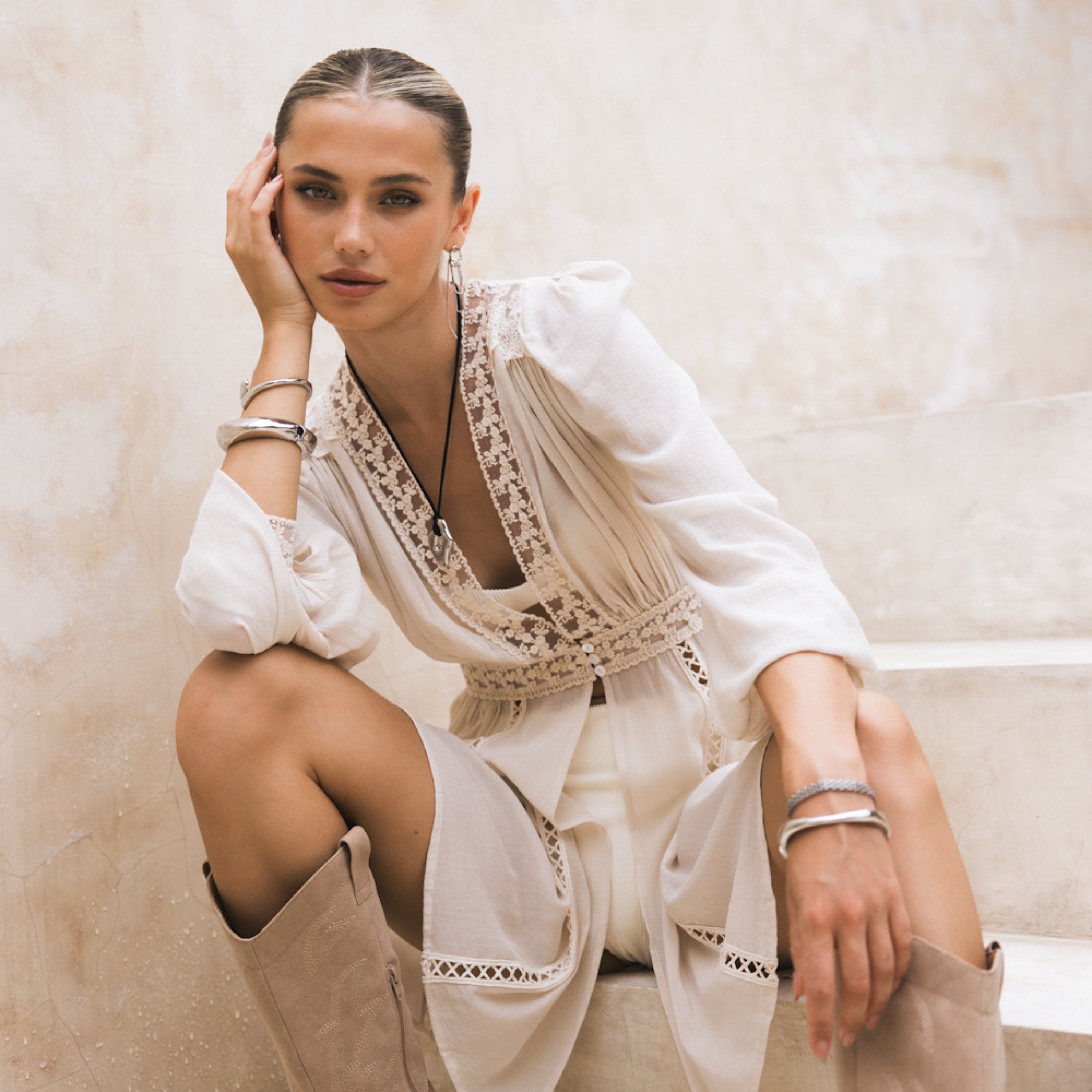 Stacked Stainless Chain Bracelets - 4 Styles