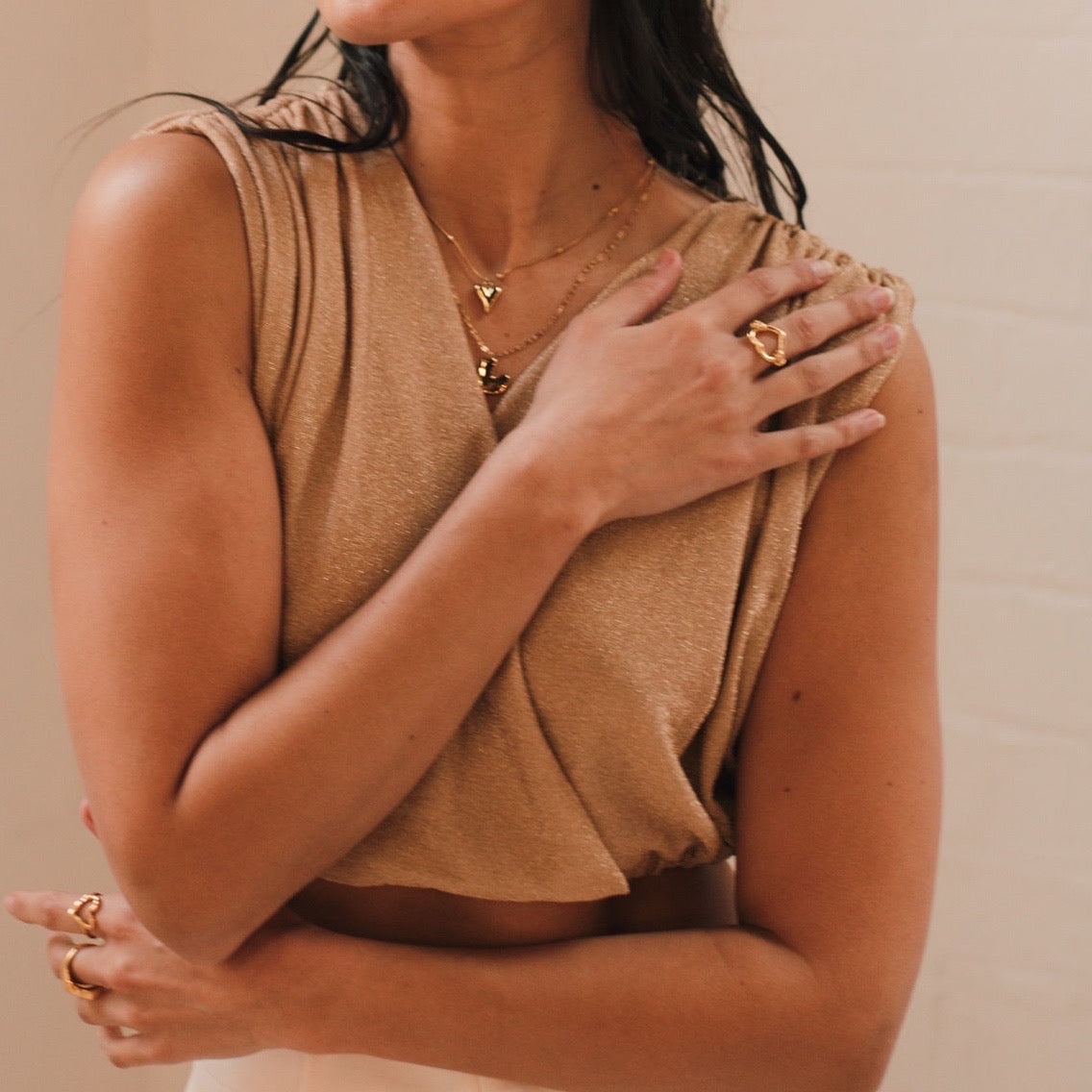 Hammered Heart Necklace - LAST CHANCE!