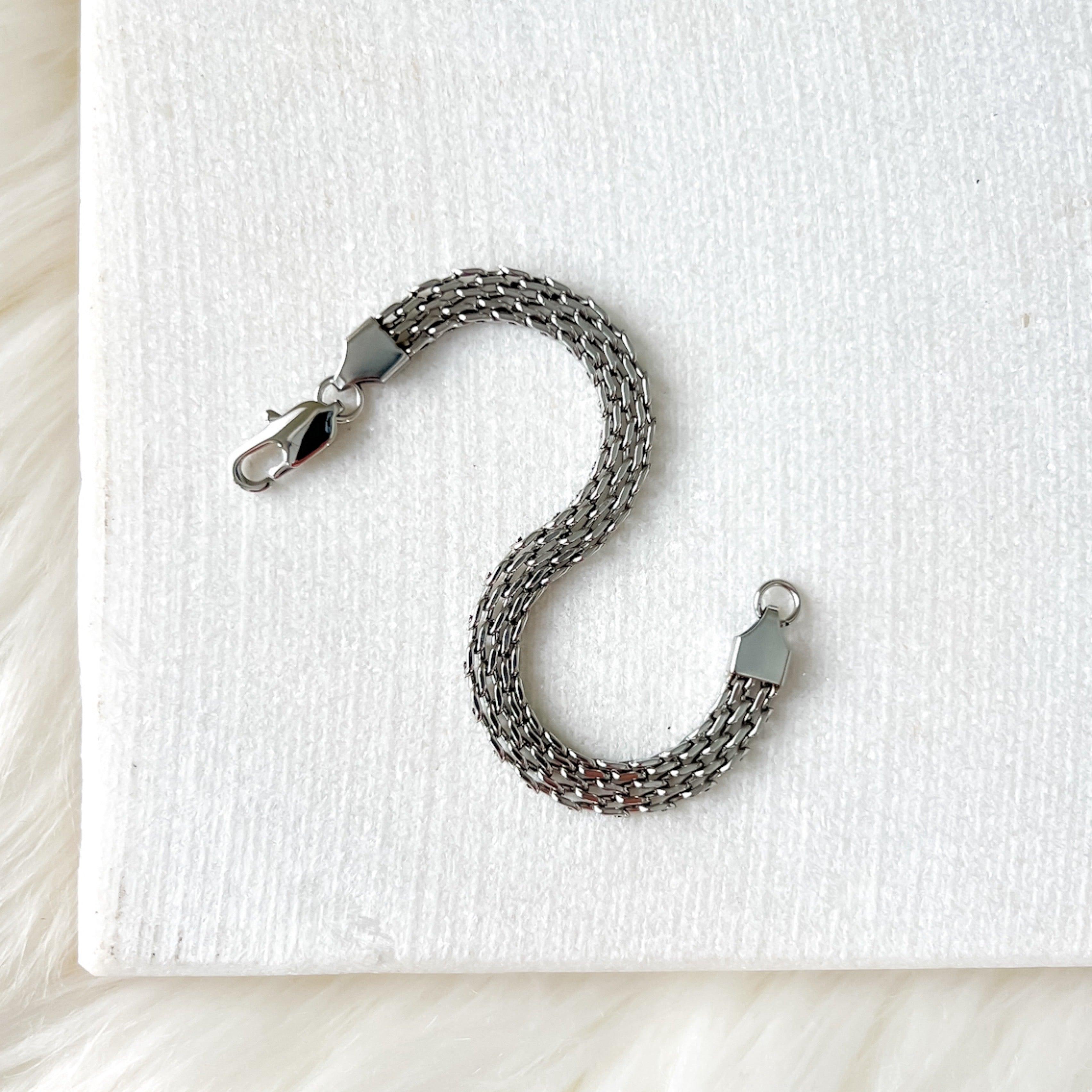 Stacked Stainless Chain Bracelets - 4 Styles