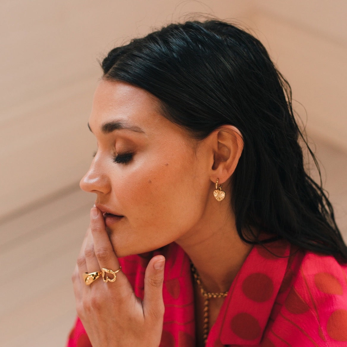 Treasured Heart Earrings - LAST CHANCE!