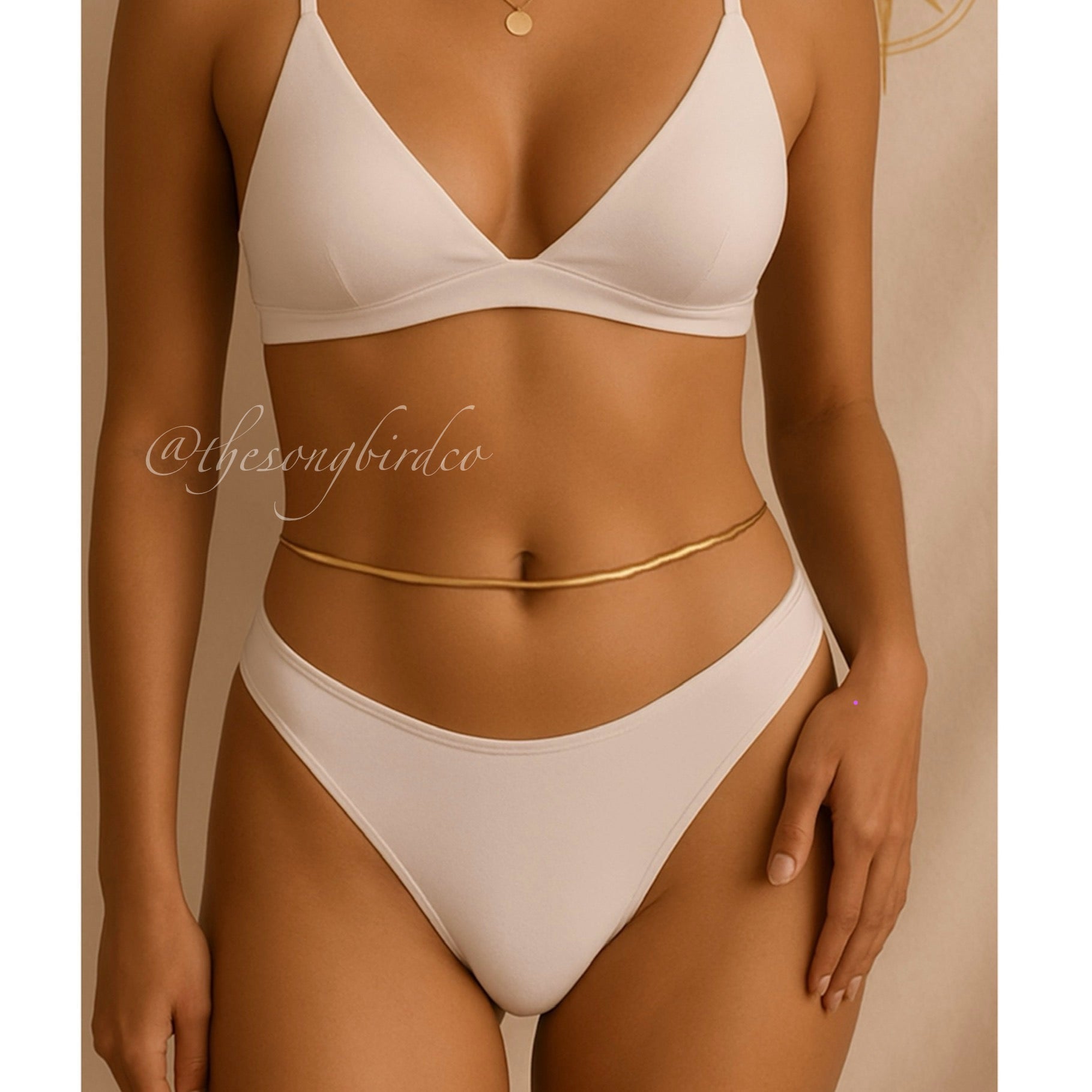 Sultry Serpent Herringbone Belly Chain