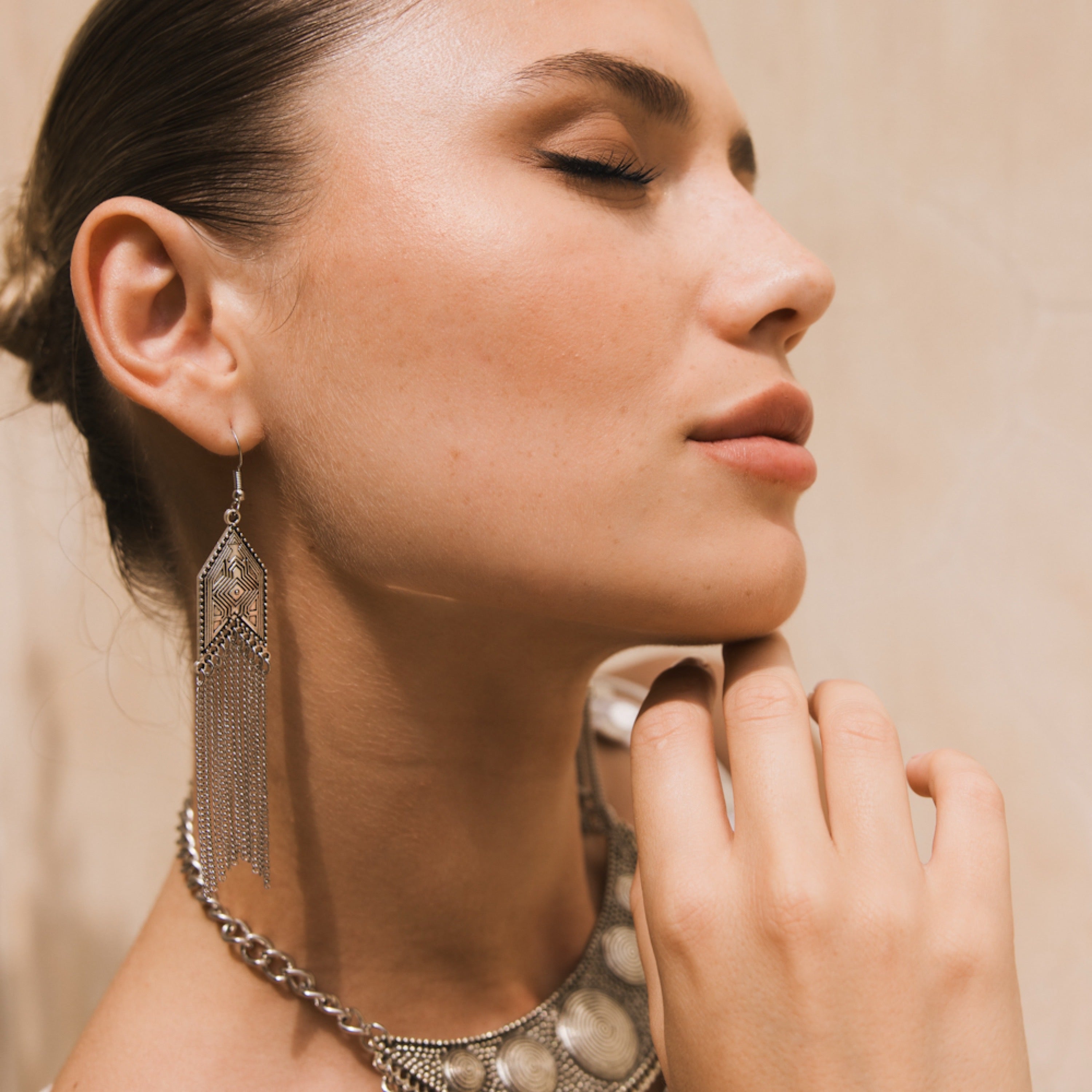 Karma Vintage Metal Earrings - 3 STYLES!