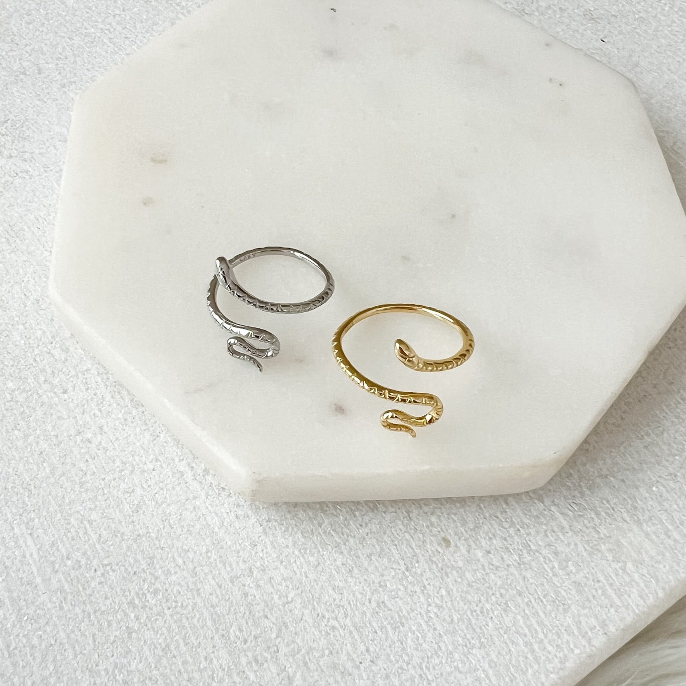 Coiled Serpent Ring