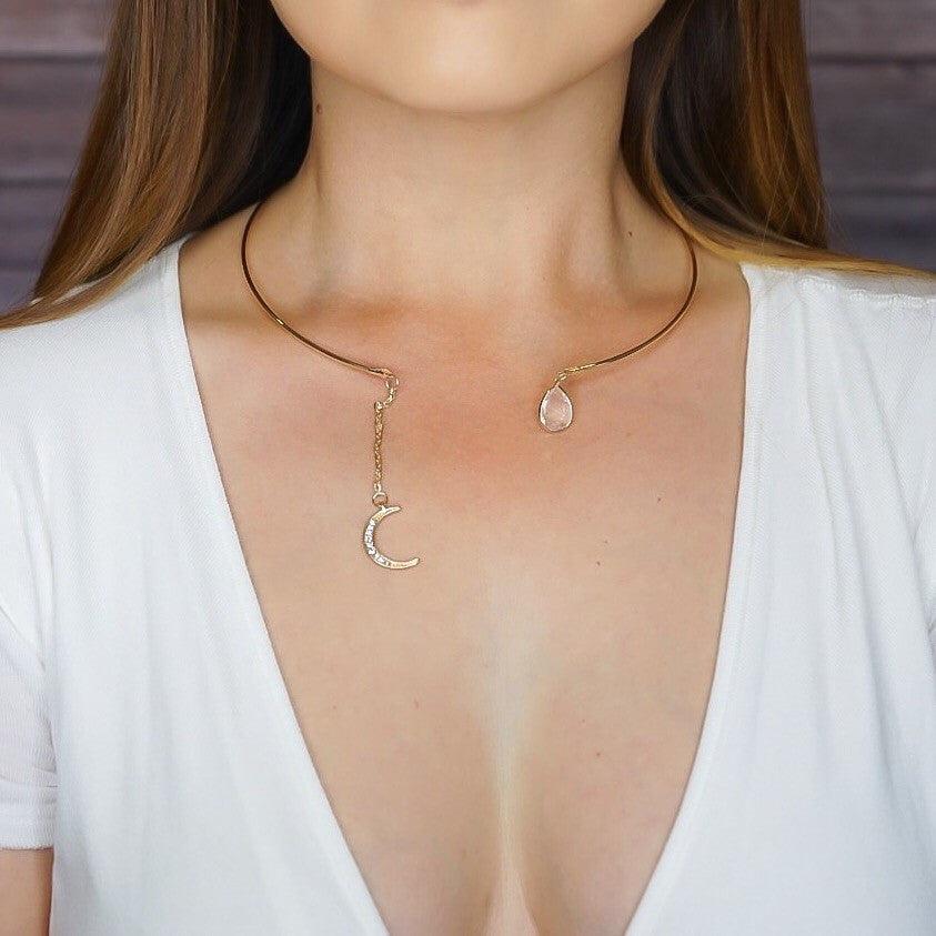 Crescent Moon Open Choker - LAST CHANCE!