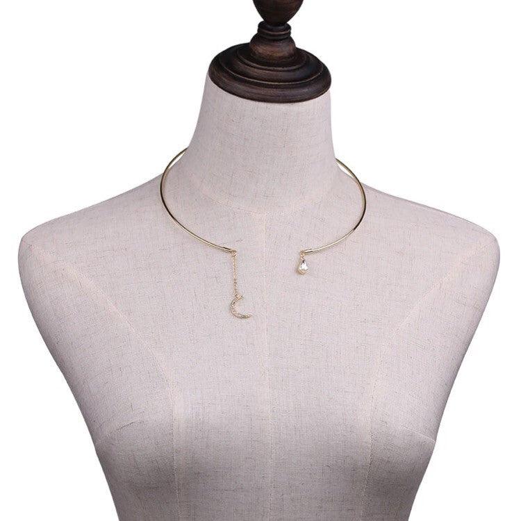 Crescent Moon Open Choker - LAST CHANCE!