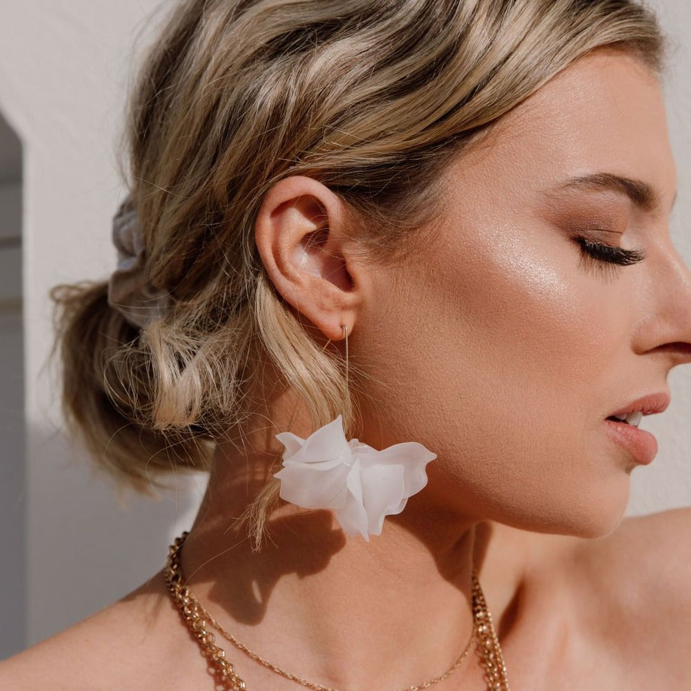 Cyclamen Petal Drop Earrings - 18 COLORS LAST CHANCE!