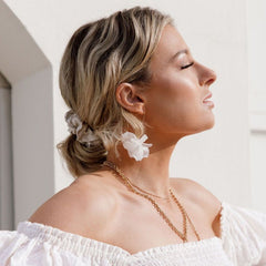 Cyclamen Petal Drop Earrings - 18 COLORS LAST CHANCE!