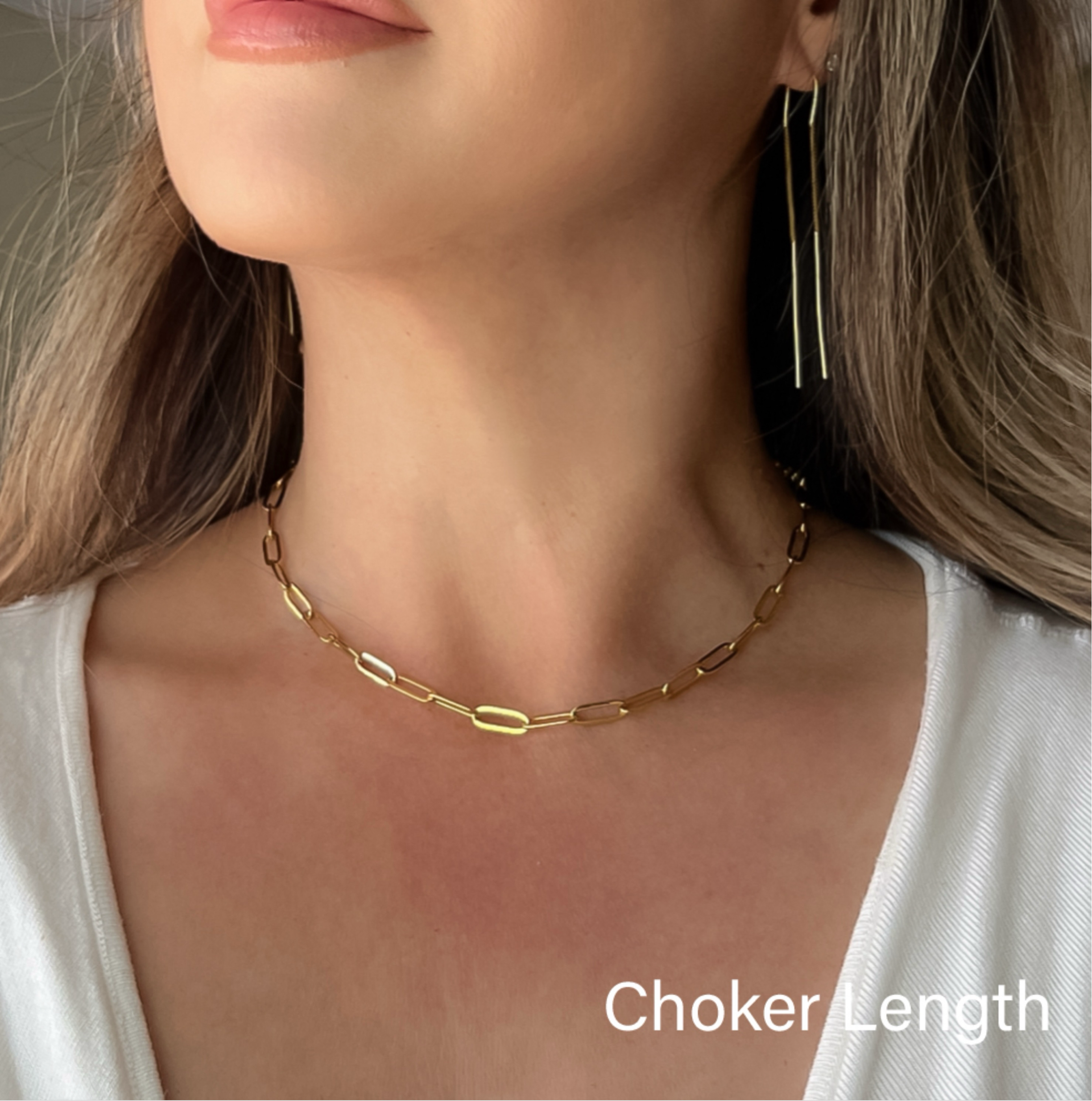 Paperclip Chain Necklace