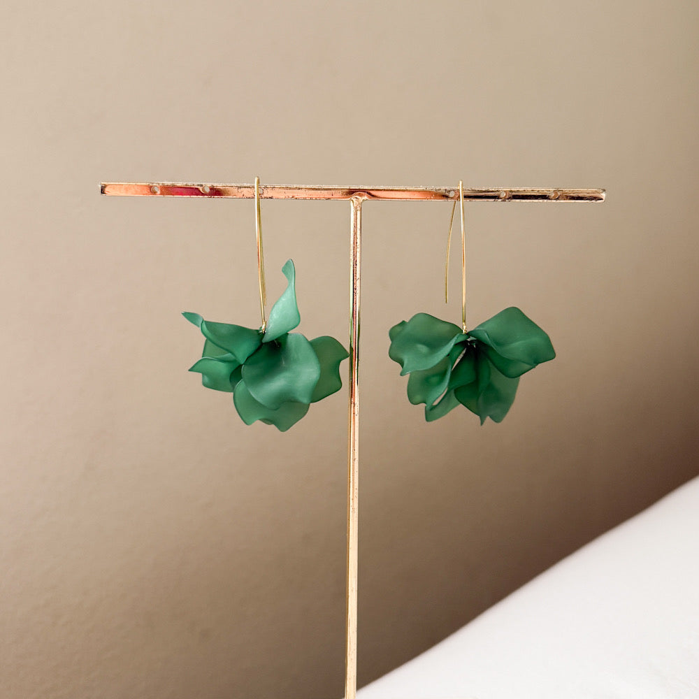 Cyclamen Petal Drop Earrings - 18 COLORS LAST CHANCE!