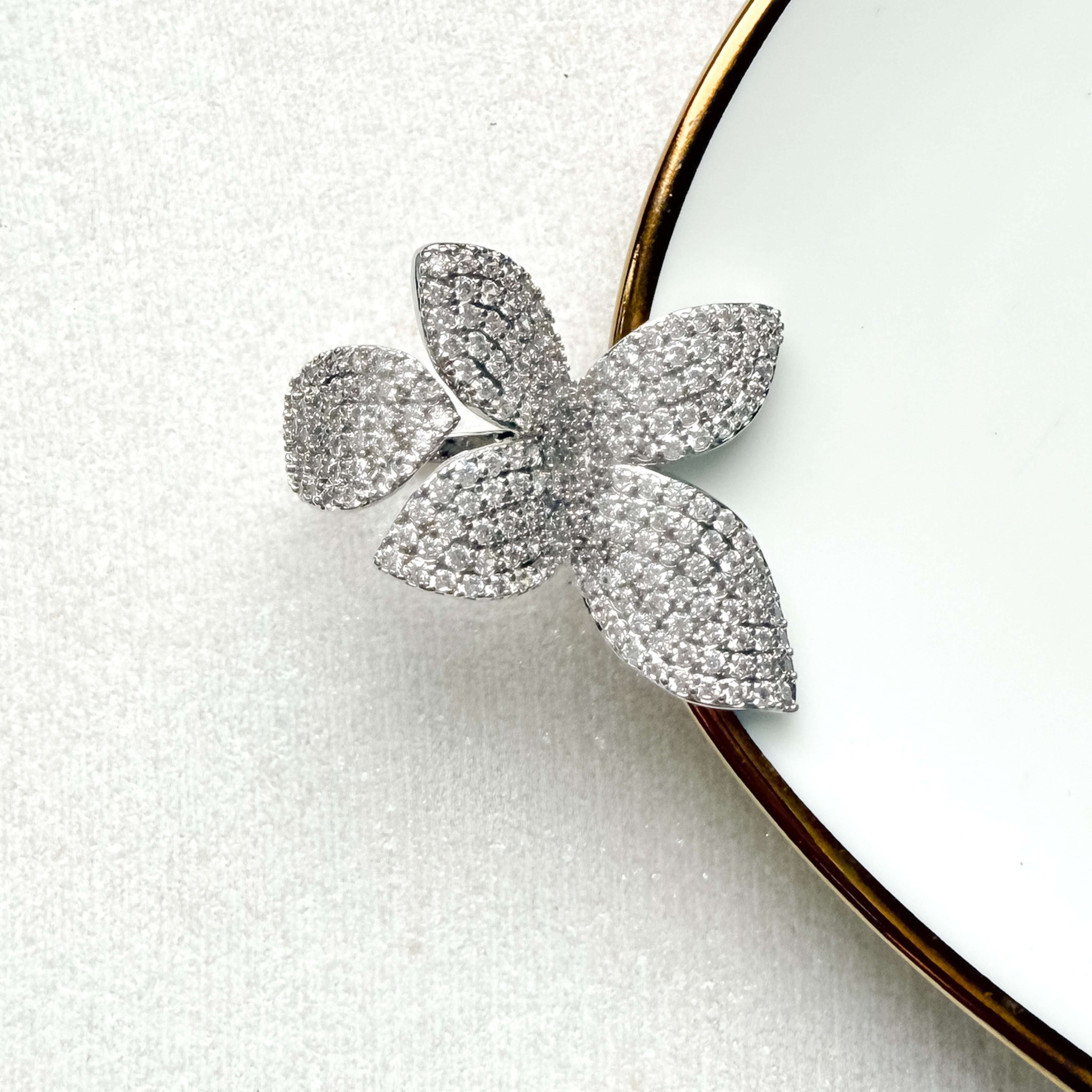 Seraphine Petals Statement Ring