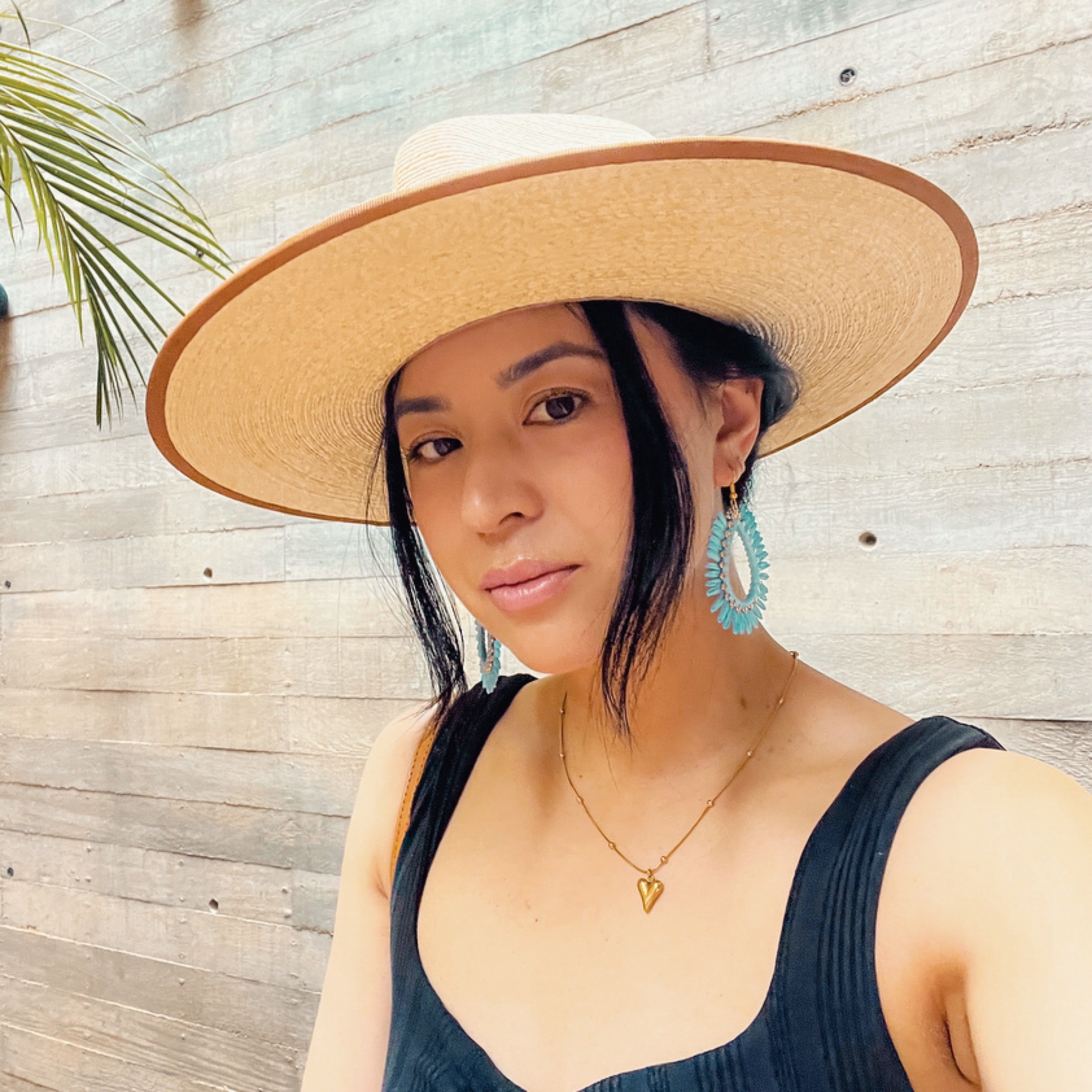 Palmetto Raffia Statement Earrings - 4 COLORS LAST CHANCE!