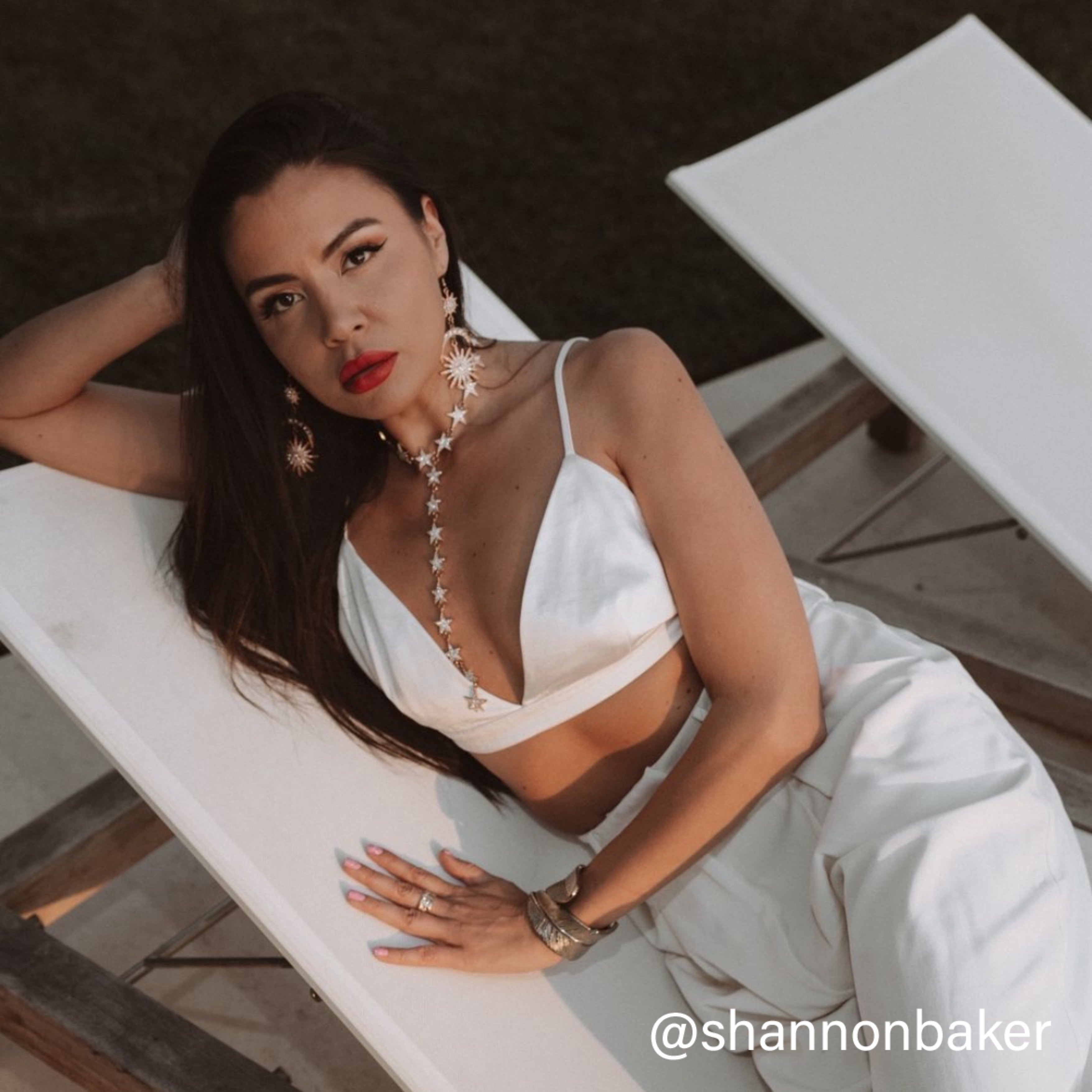 Star Spangled Drop Necklace - LAST CHANCE!