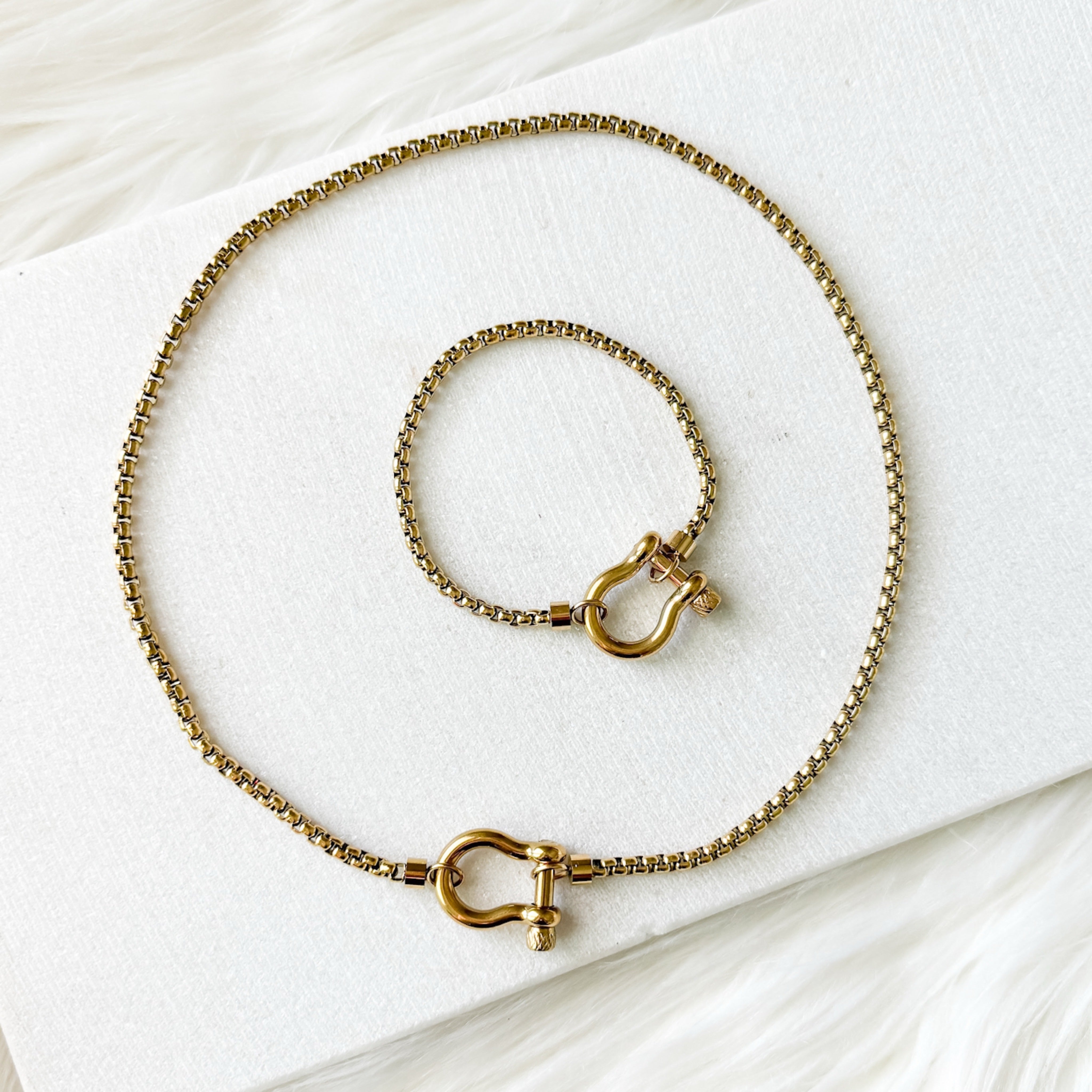 Lucky Shackle Necklace