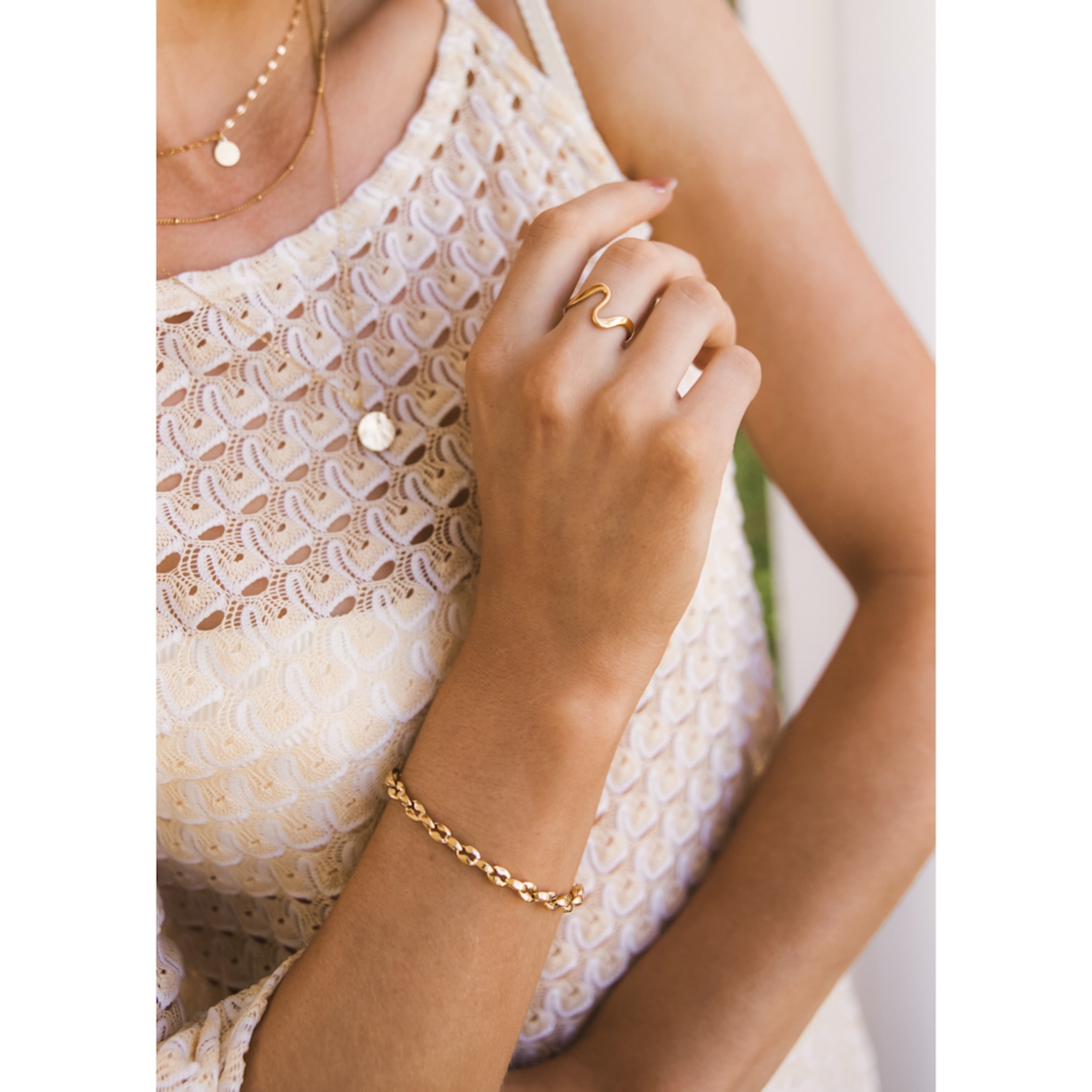 Stacked Stainless Chain Bracelets - 4 Styles