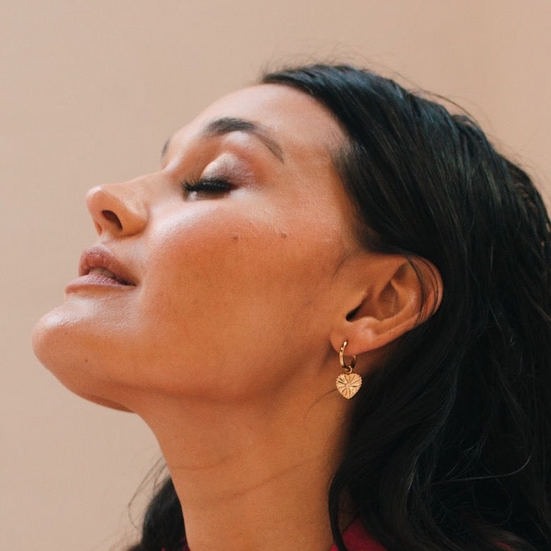 Treasured Heart Earrings - LAST CHANCE!