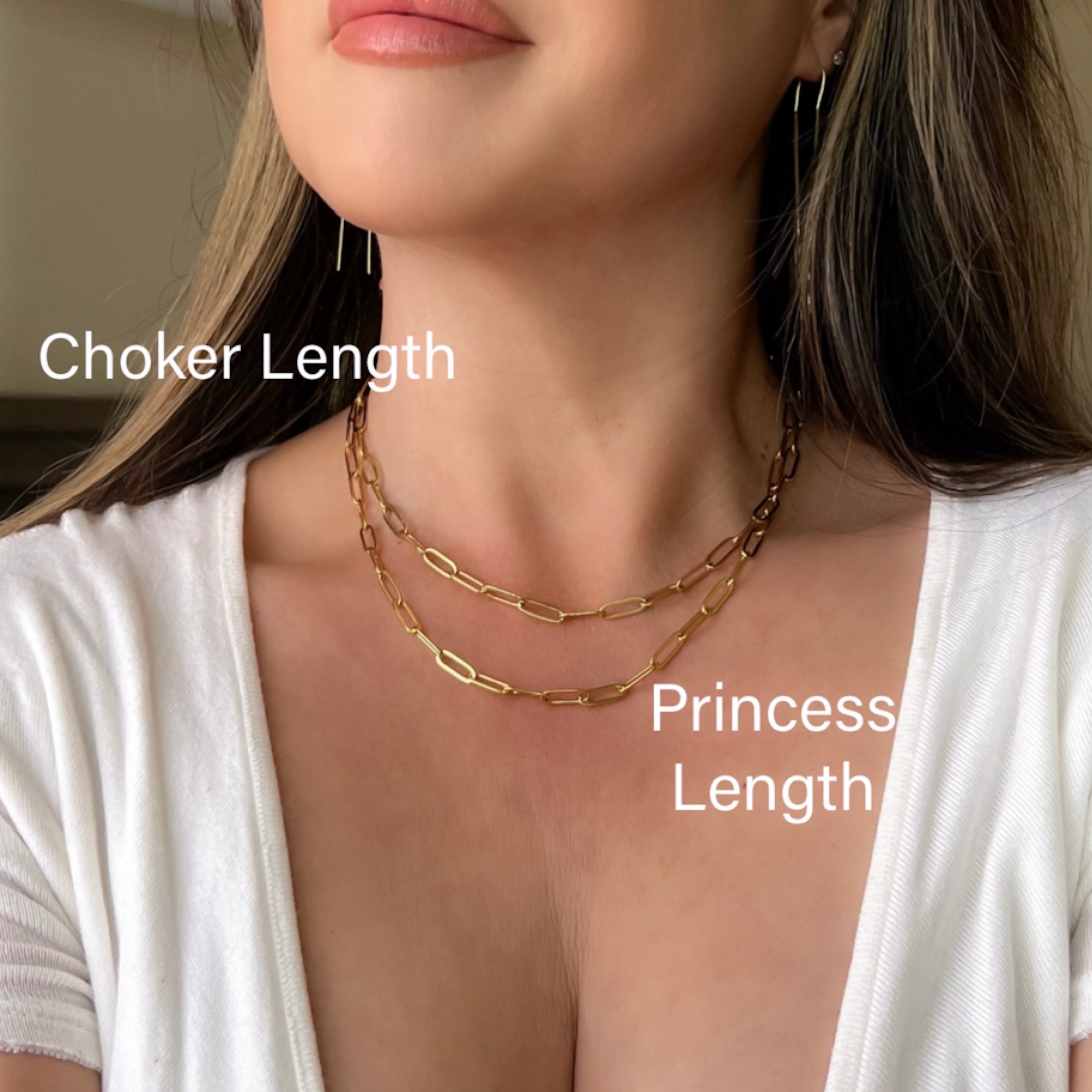 Paperclip Chain Necklace