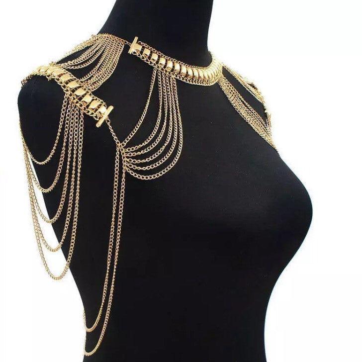 Golden Goddess Shoulder Chains