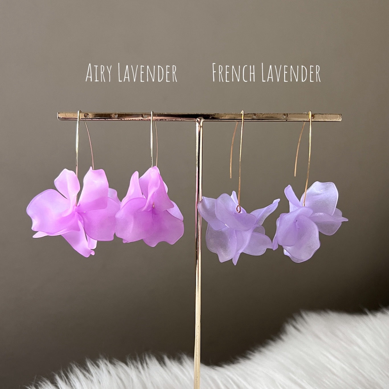 Cyclamen Petal Drop Earrings - 18 COLORS LAST CHANCE!