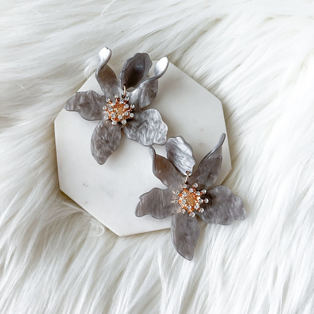 Rue Flower Earrings - 18 COLORS - LAST CHANCE!