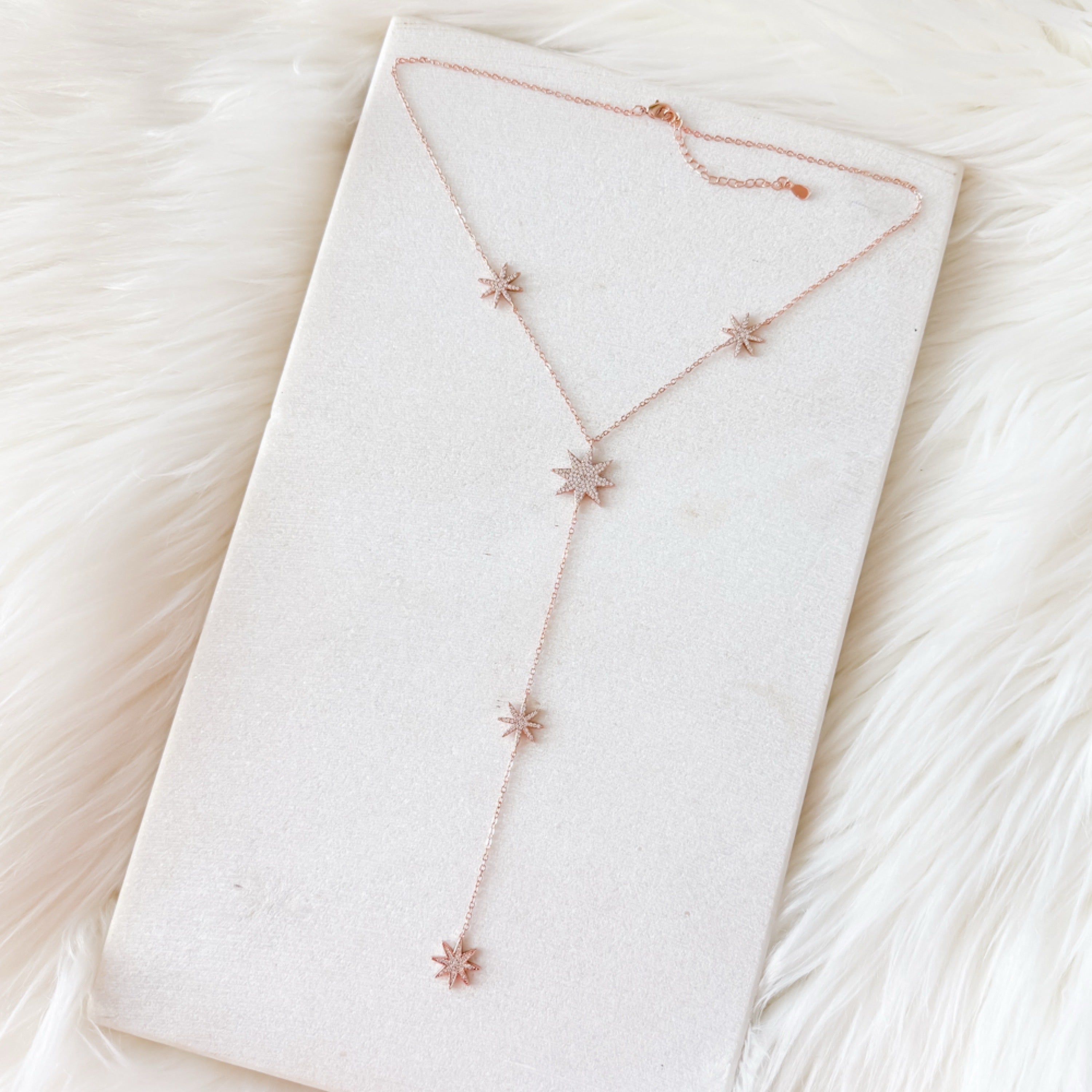 Eternal Stars Lariat Necklace