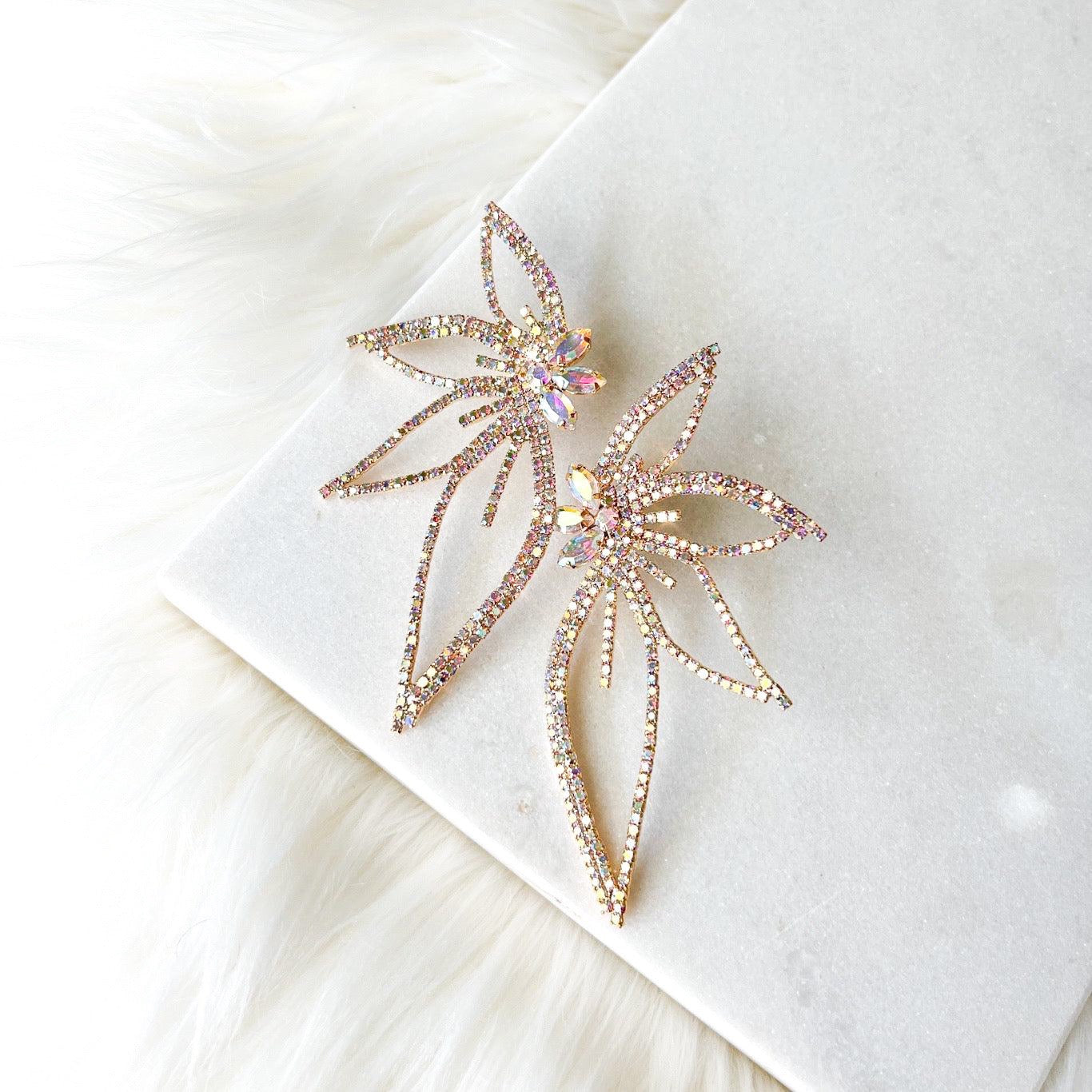 Lorelei Floral Statement Earrings - 5 COLORS!