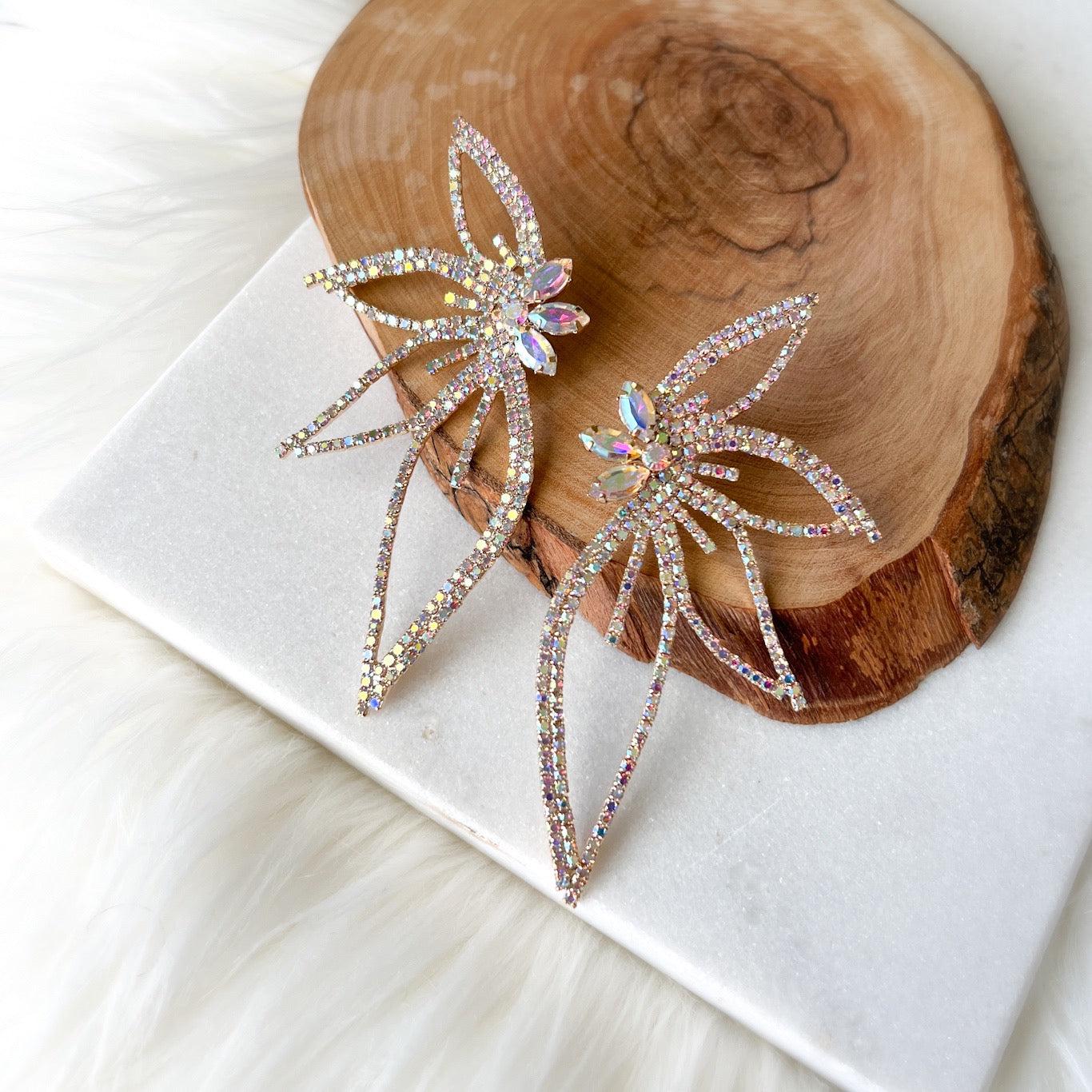 Lorelei Floral Statement Earrings - 5 COLORS!