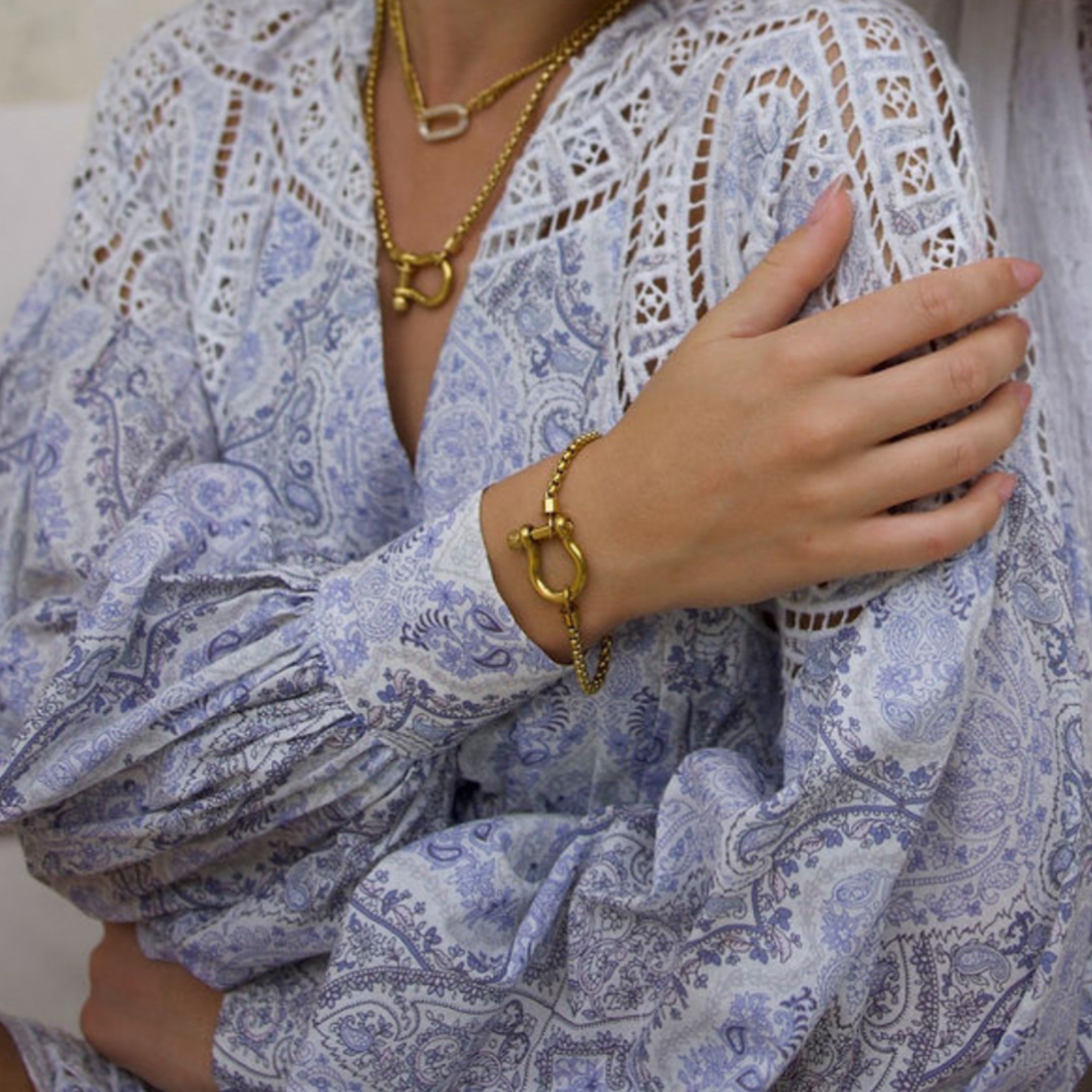 Lucky Shackle Bracelet