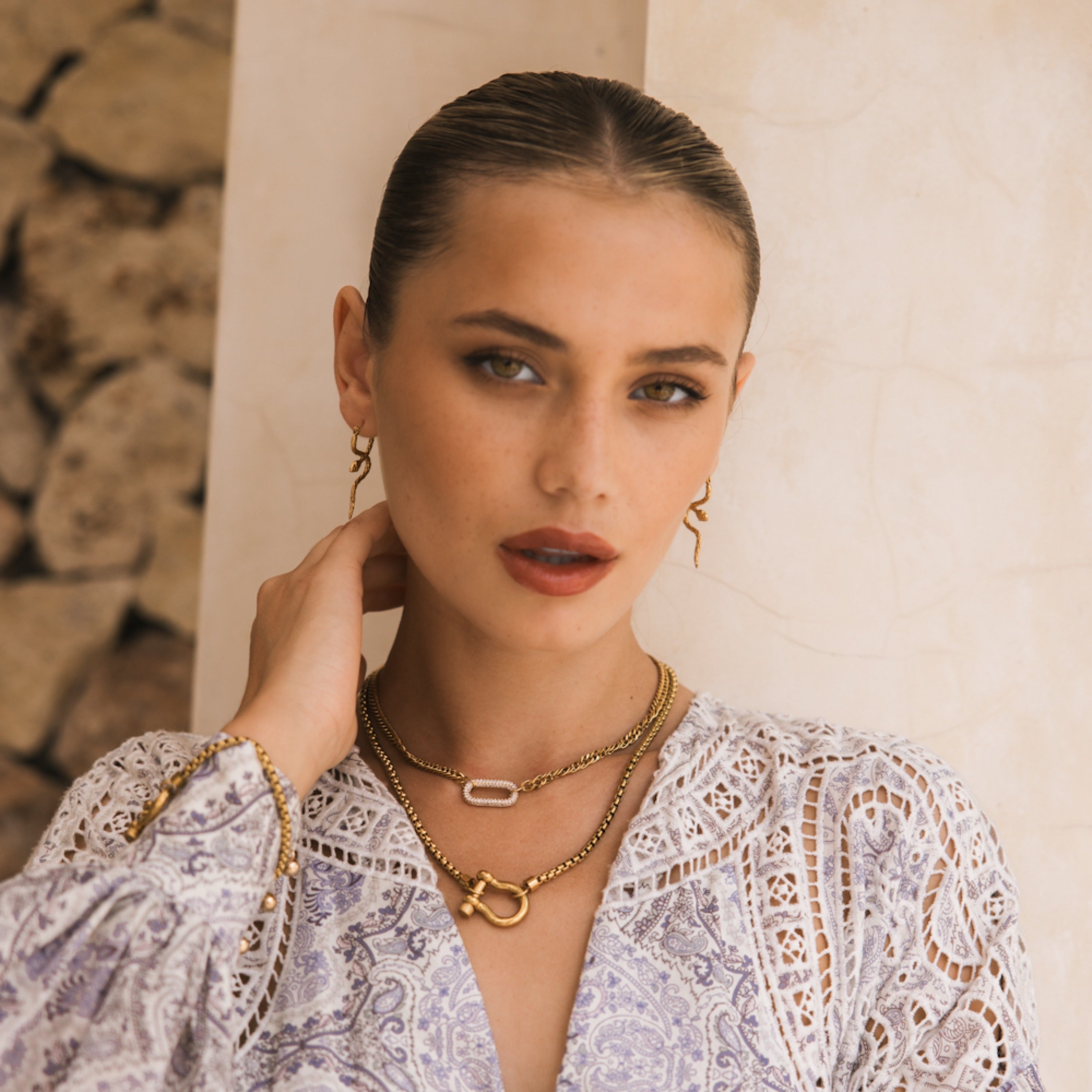 Lucky Shackle Necklace