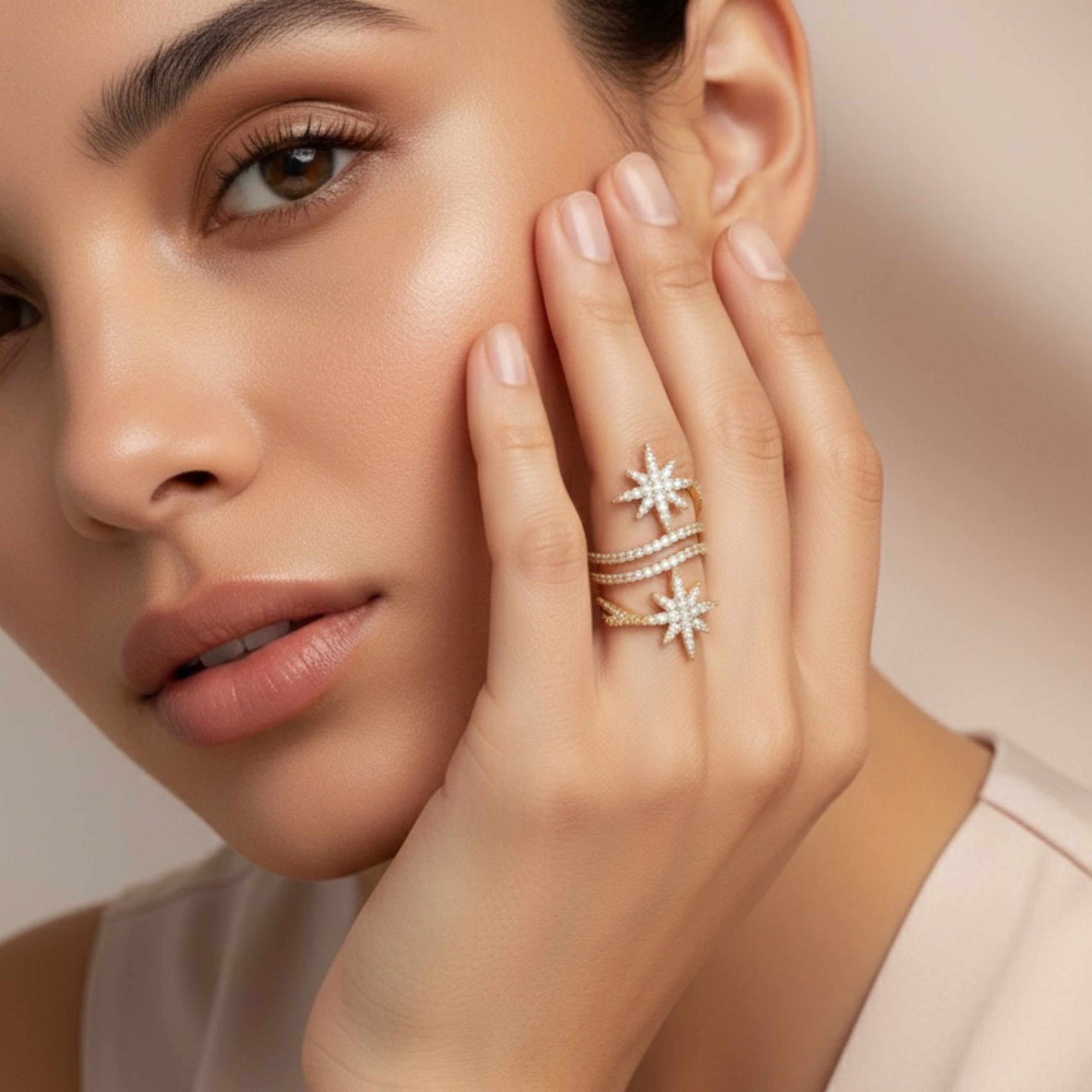 North Star Statement Ring - LAST CHANCE