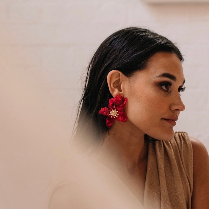 Rue Flower Earrings - 18 COLORS - LAST CHANCE!