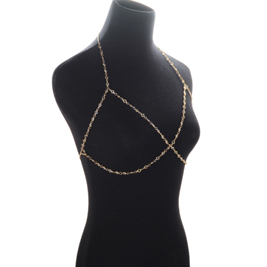 Golden Glory Body + Bra Chain