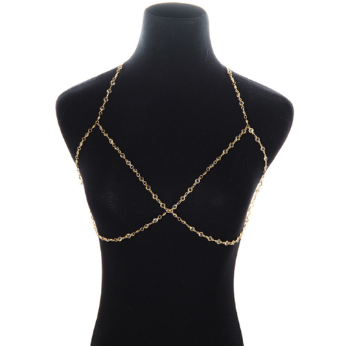 Golden Glory Body + Bra Chain