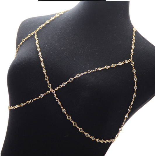 Golden Glory Body + Bra Chain
