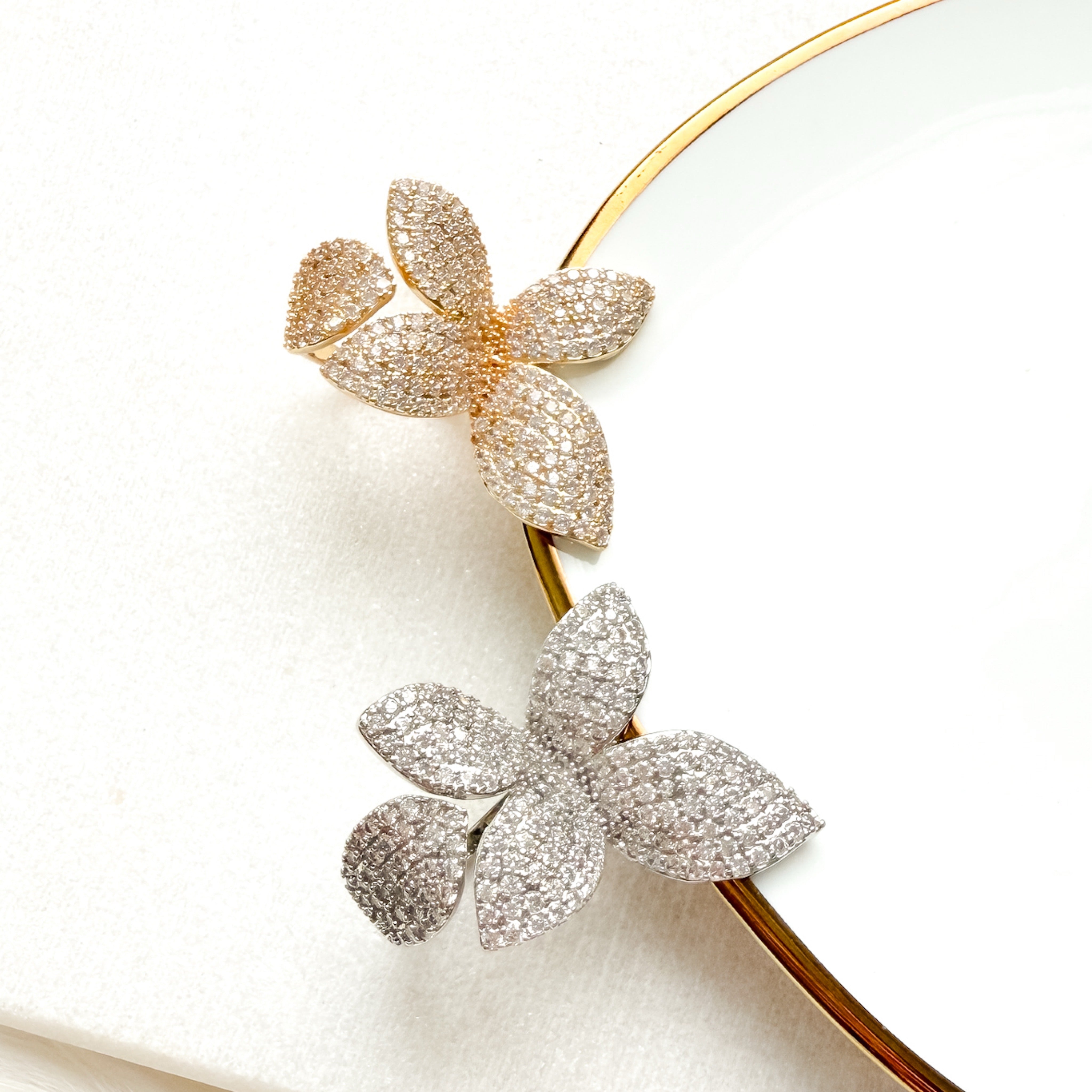 Seraphine Petals Statement Ring