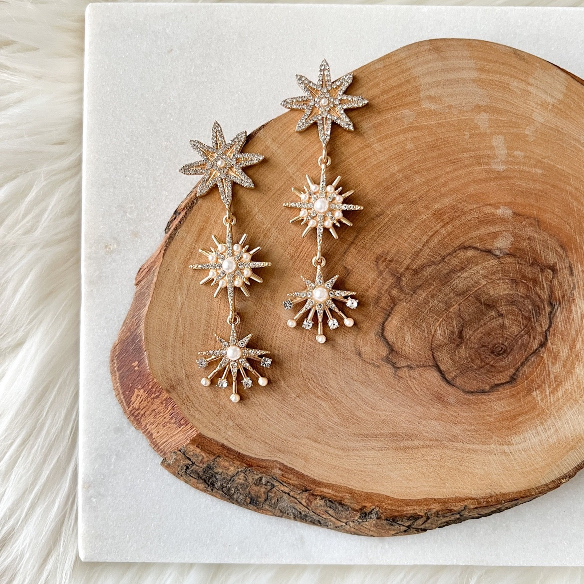 Starlight a Trois Earrings