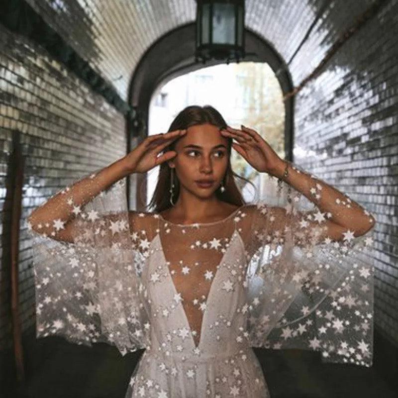 Sun & Moon Ear Jacket Earrings - LAST CHANCE