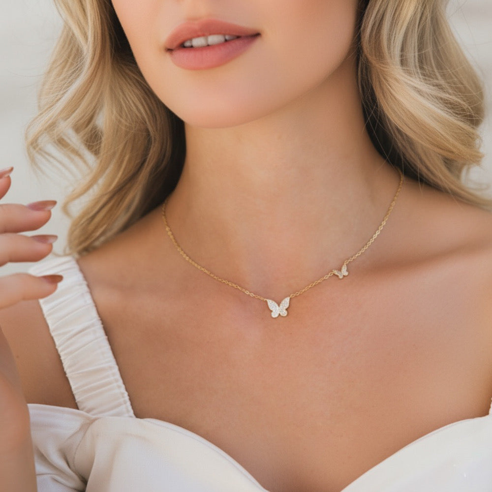 Sweet Butterflies Necklace