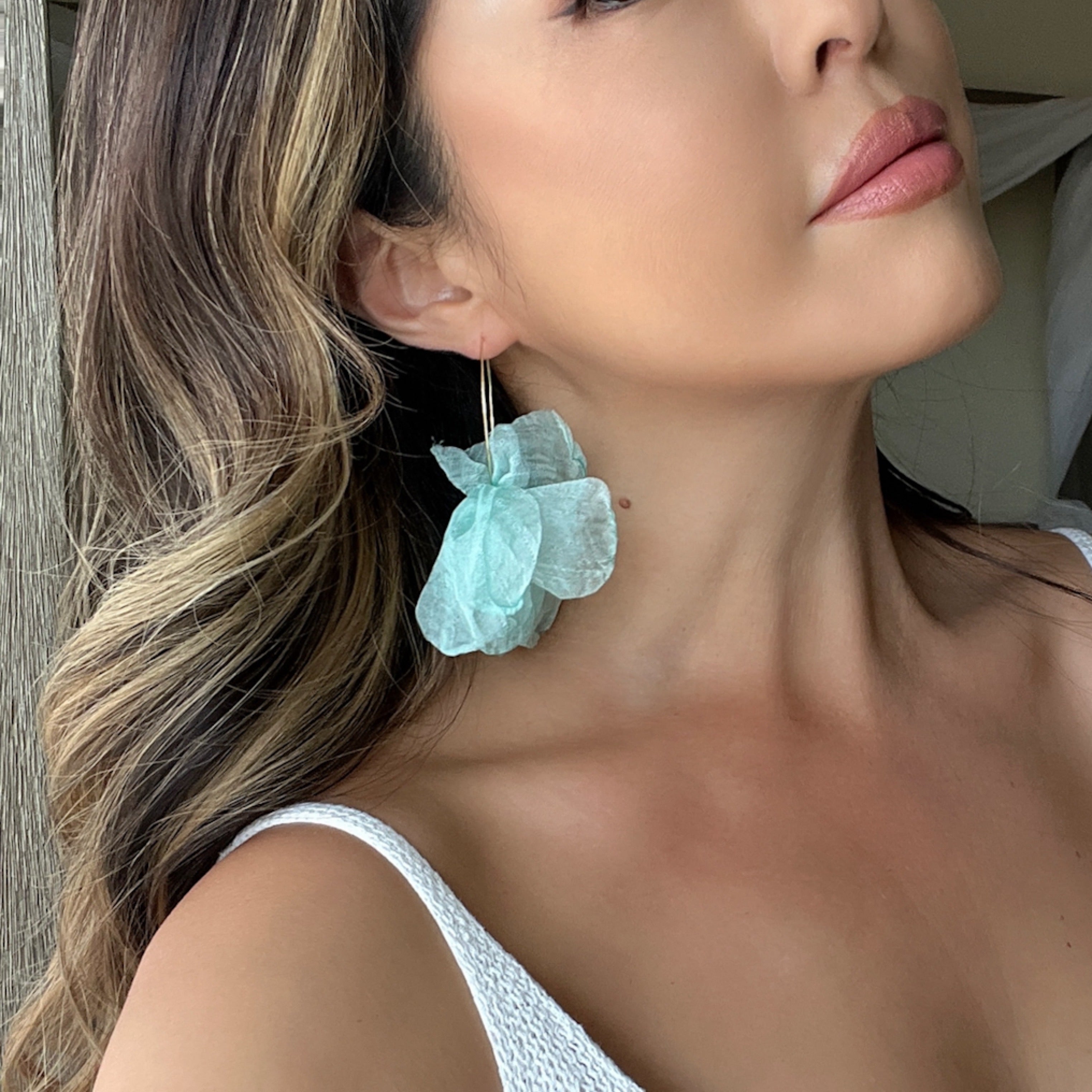 Sweet Romance Chiffon Earrings - 6 Colors!