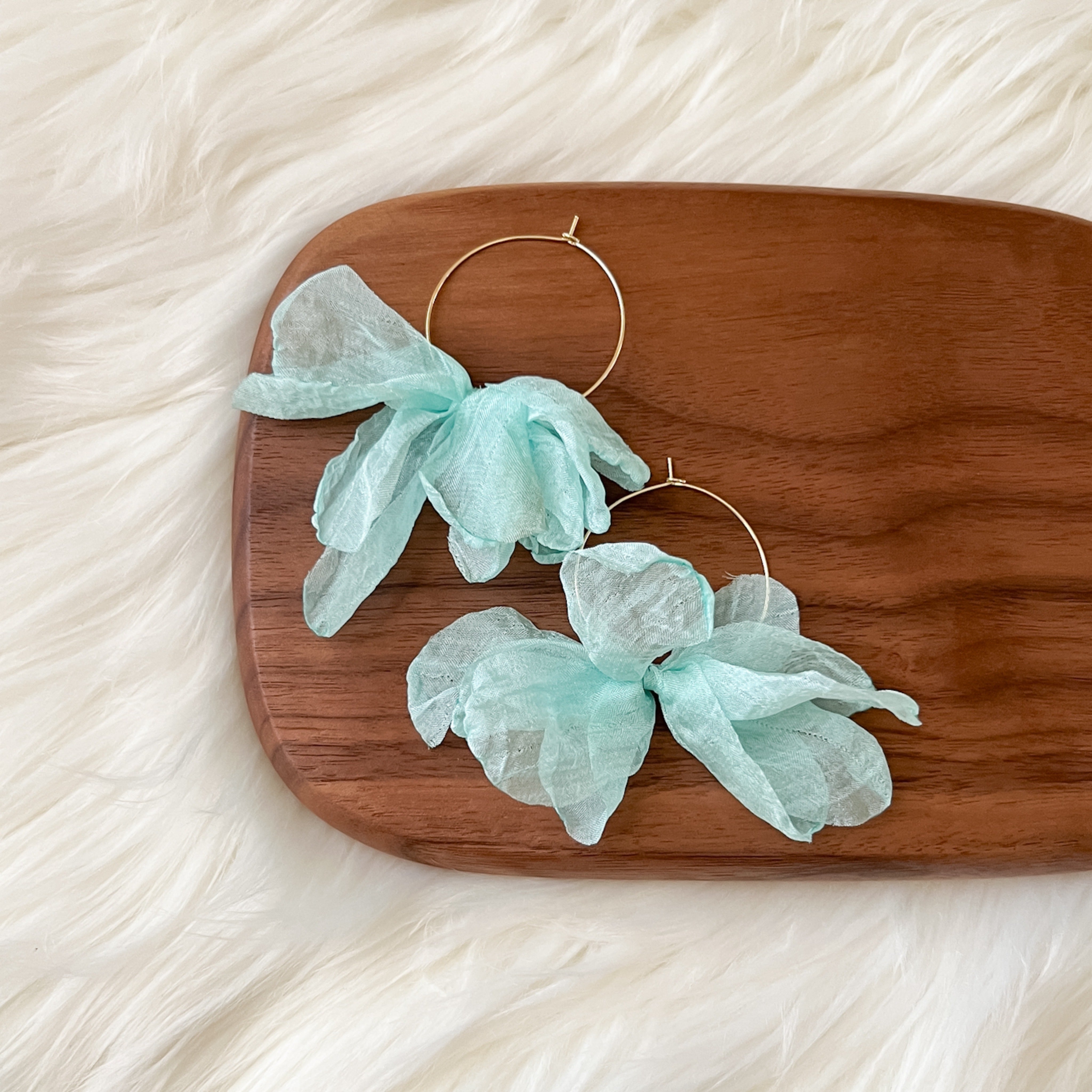 Sweet Romance Chiffon Earrings - 6 Colors!