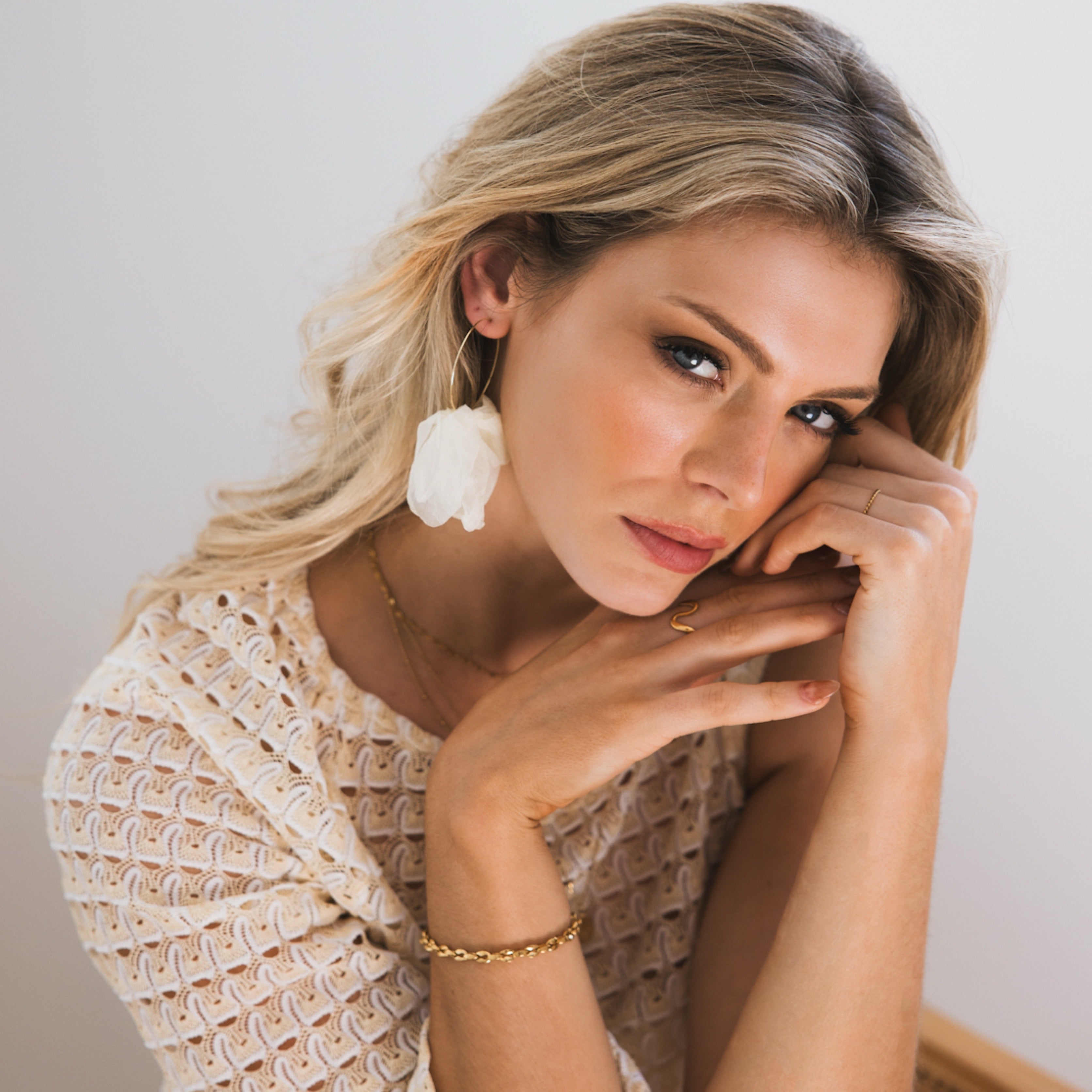 Sweet Romance Chiffon Earrings - 6 Colors!