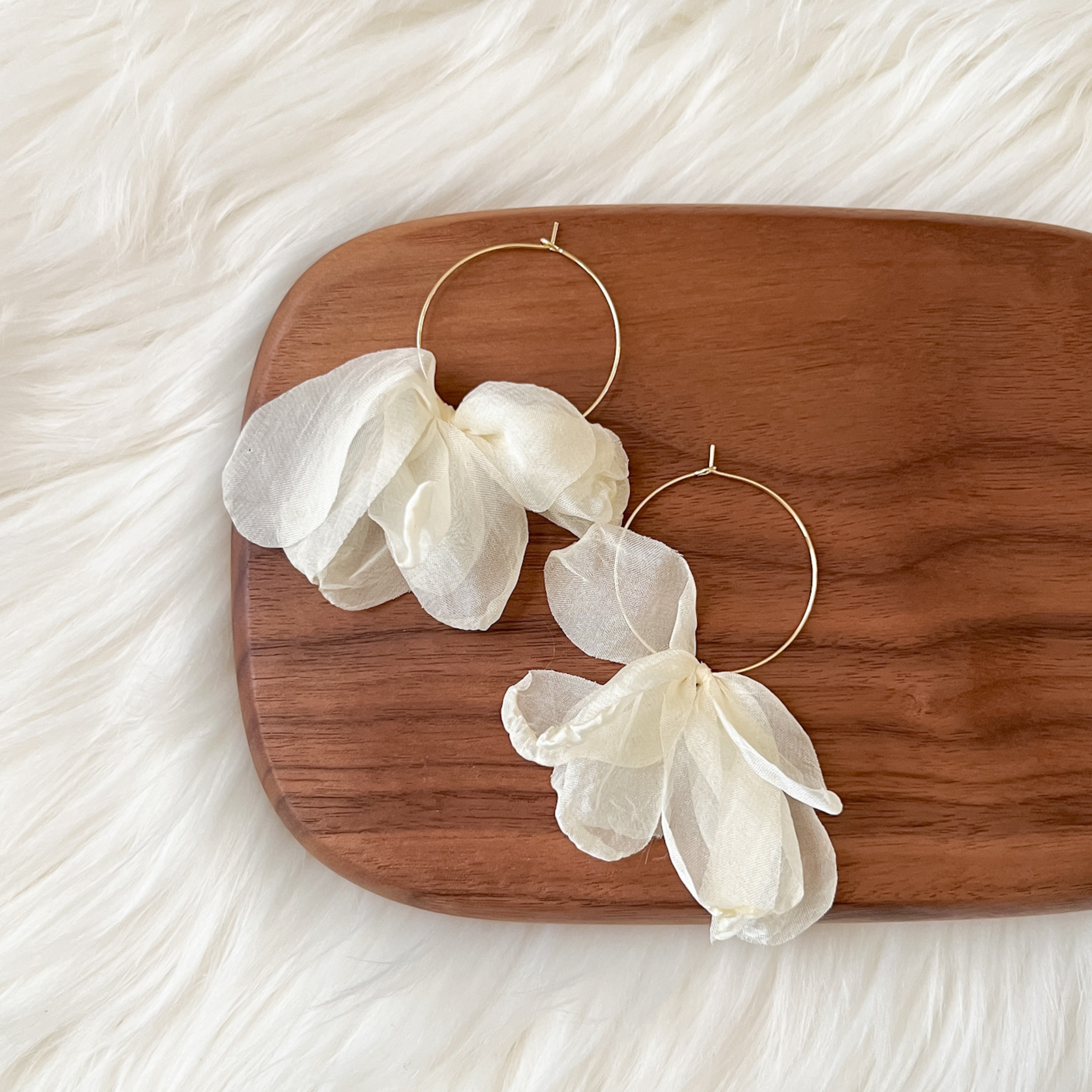 Sweet Romance Chiffon Earrings - 6 Colors!