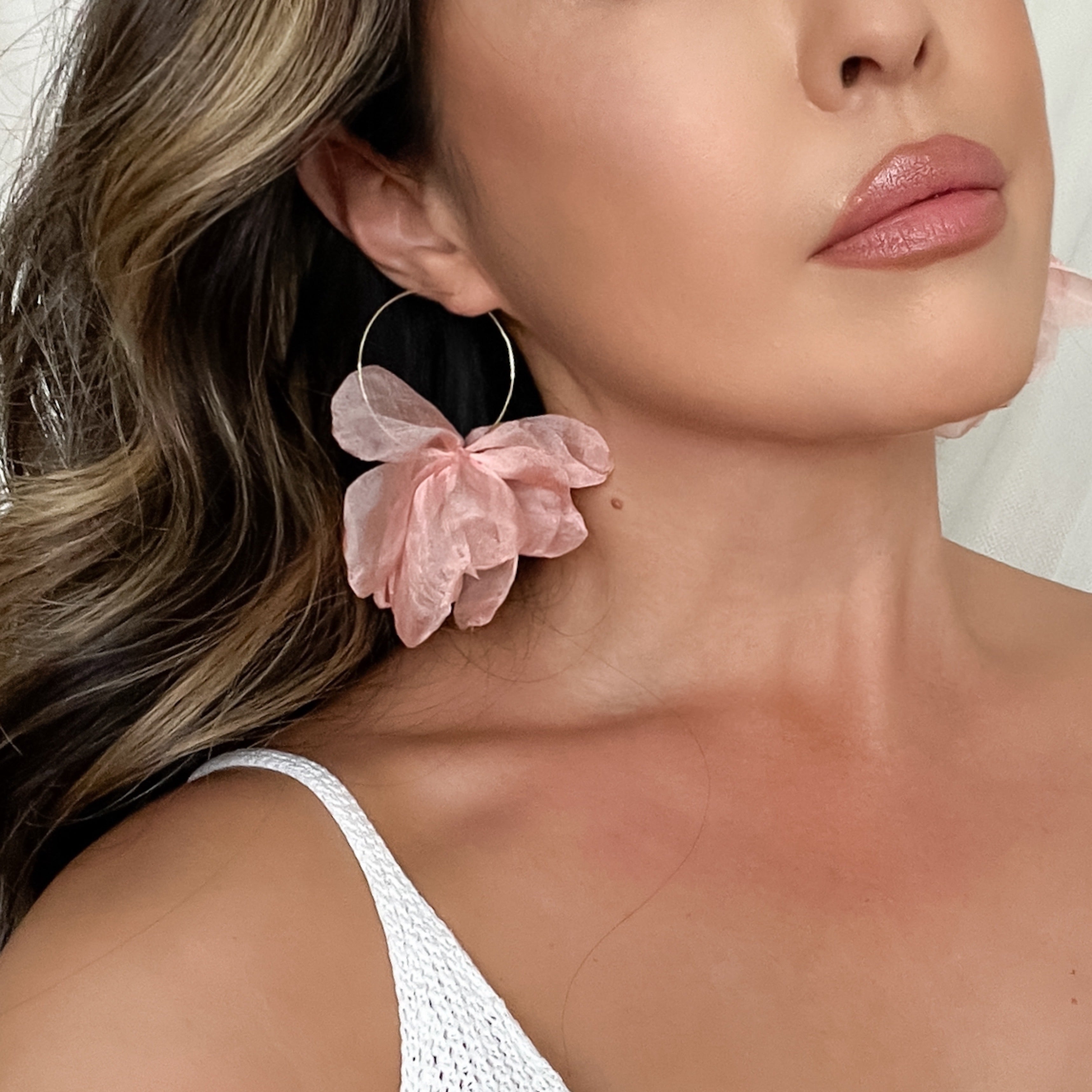 Sweet Romance Chiffon Earrings - 6 Colors!