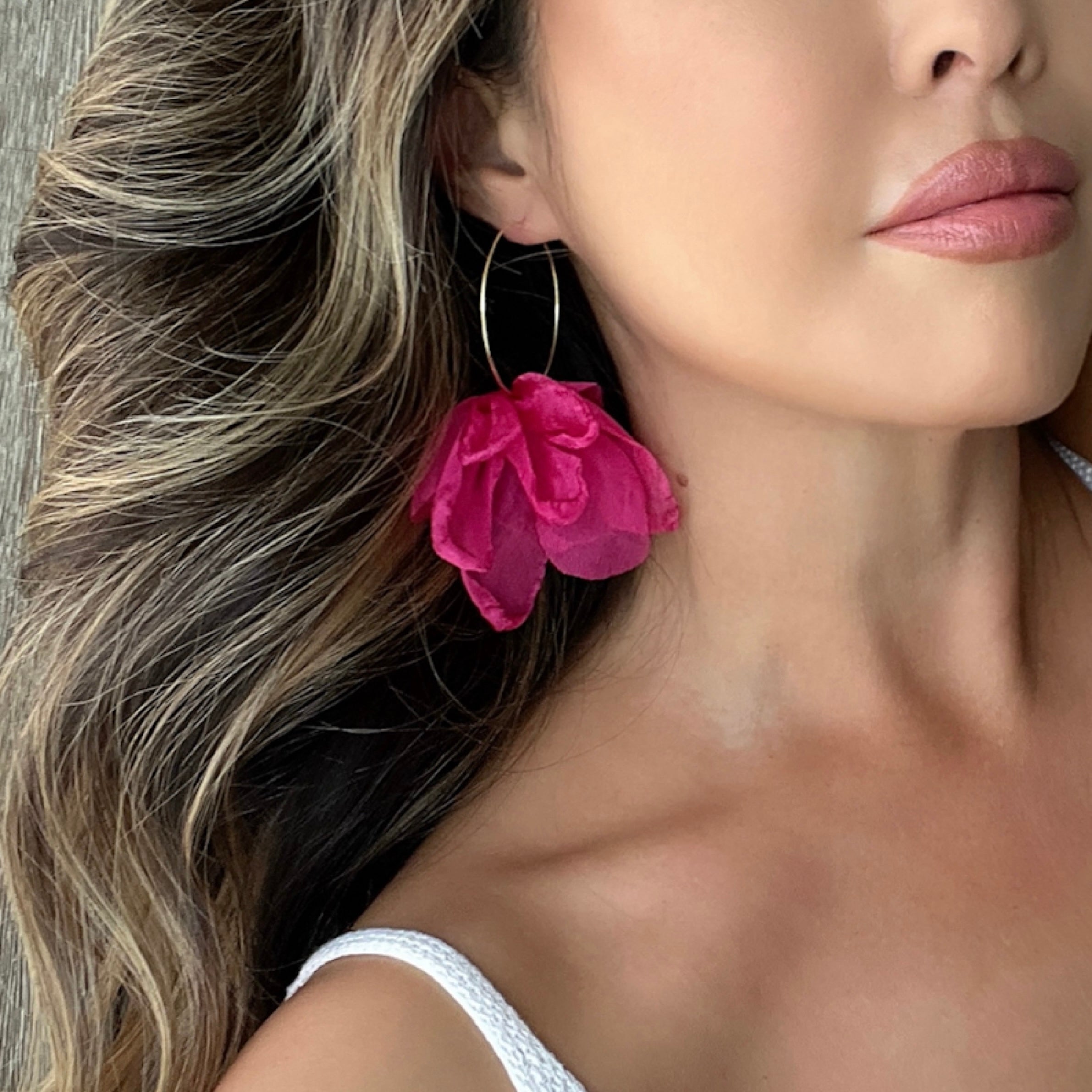 Sweet Romance Chiffon Earrings - 6 Colors!