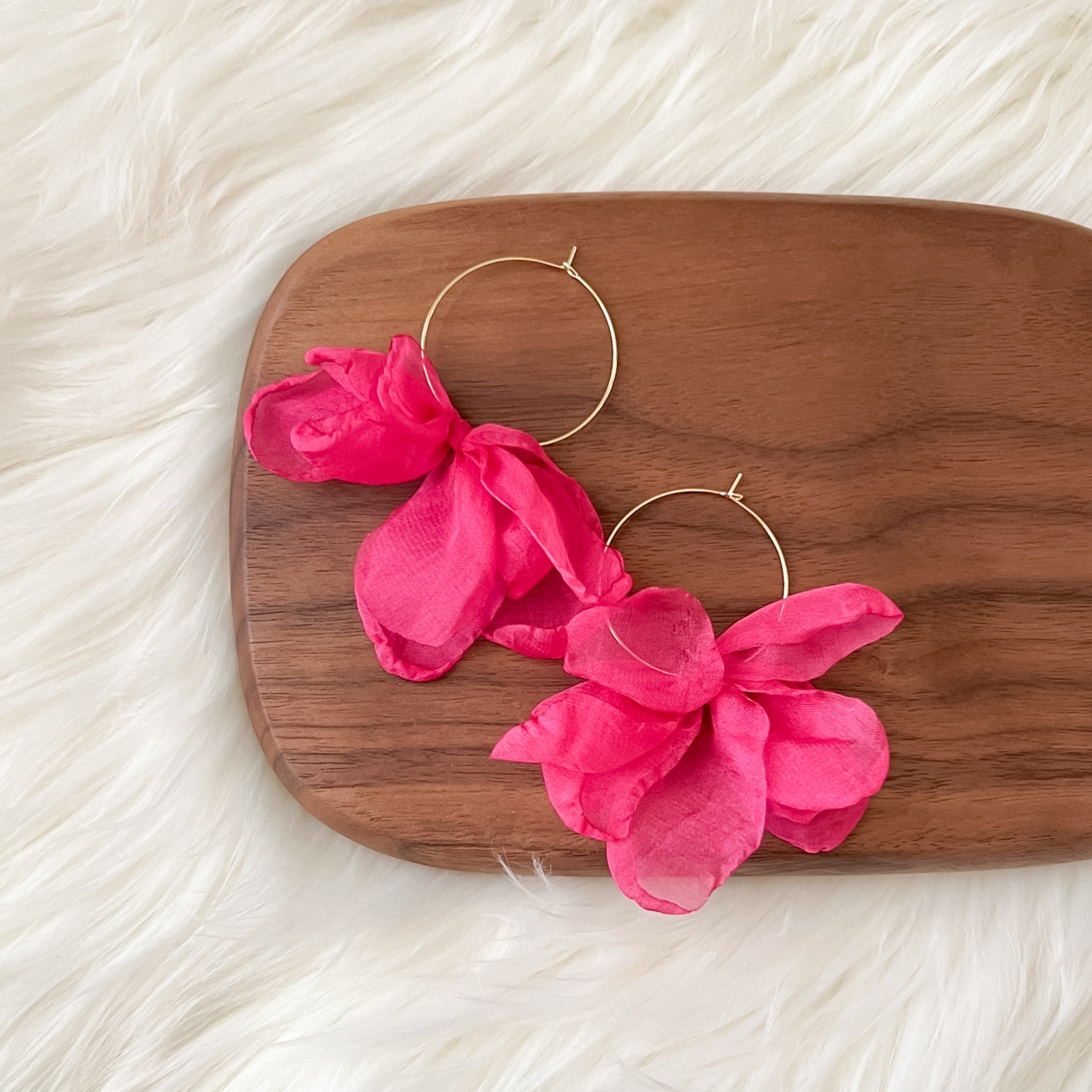 Sweet Romance Chiffon Earrings - 6 Colors!