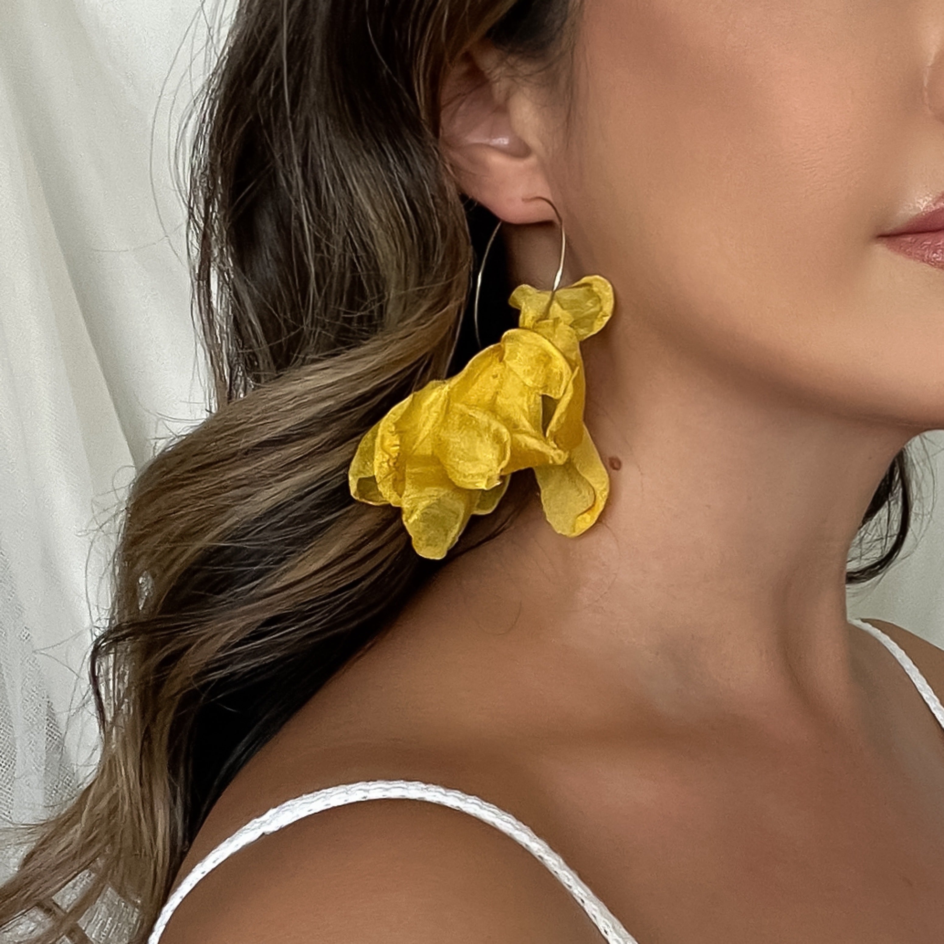 Sweet Romance Chiffon Earrings - 6 Colors!