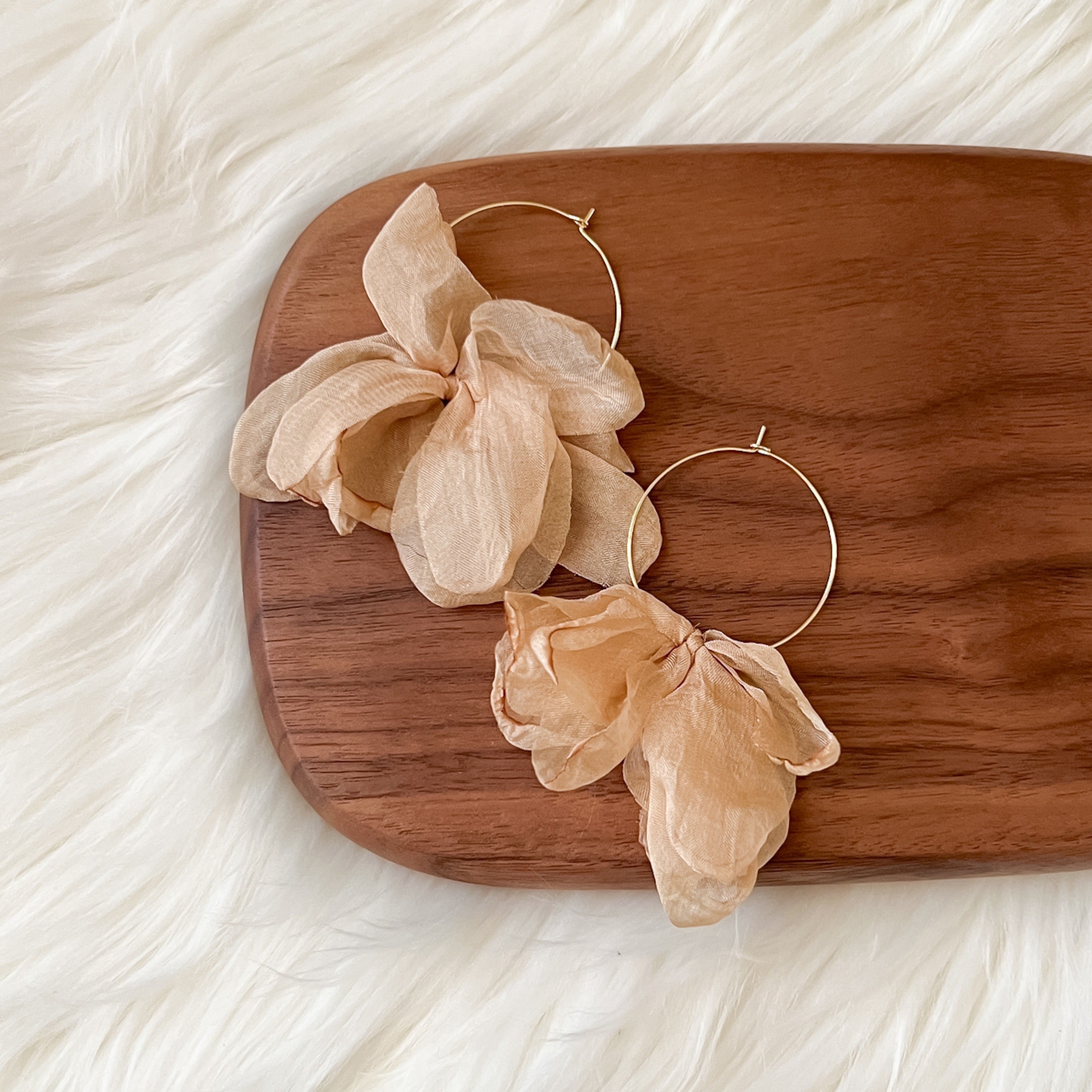 Sweet Romance Chiffon Earrings - 6 Colors!