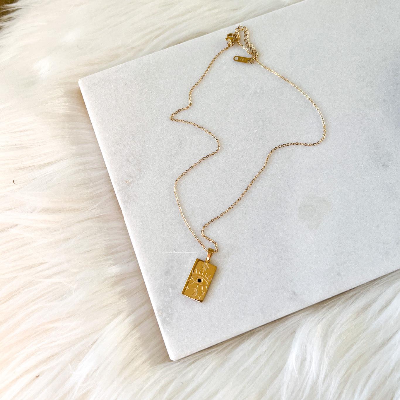 Third Eye Chakra Signet Necklace