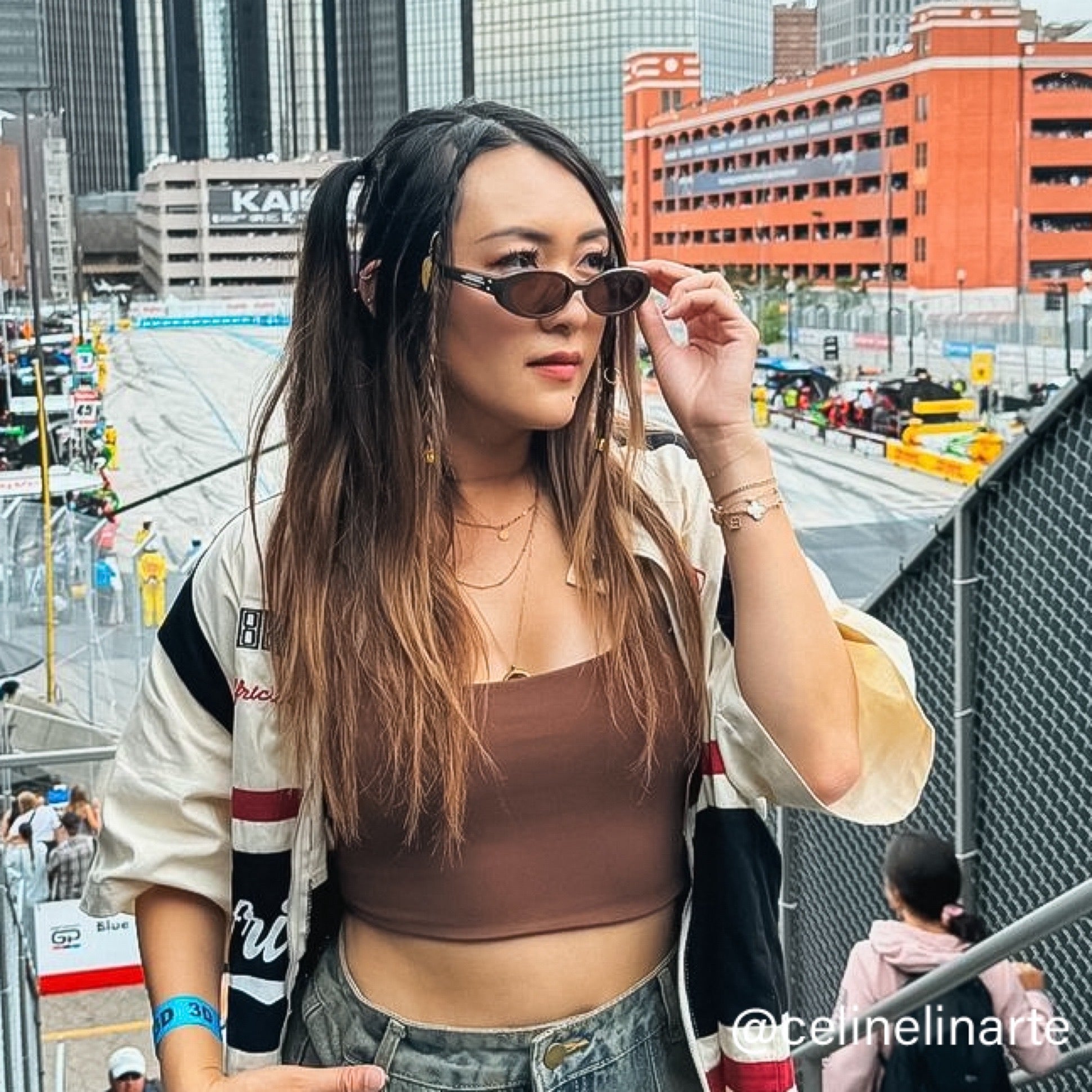 Crescent Moon Layered Necklace